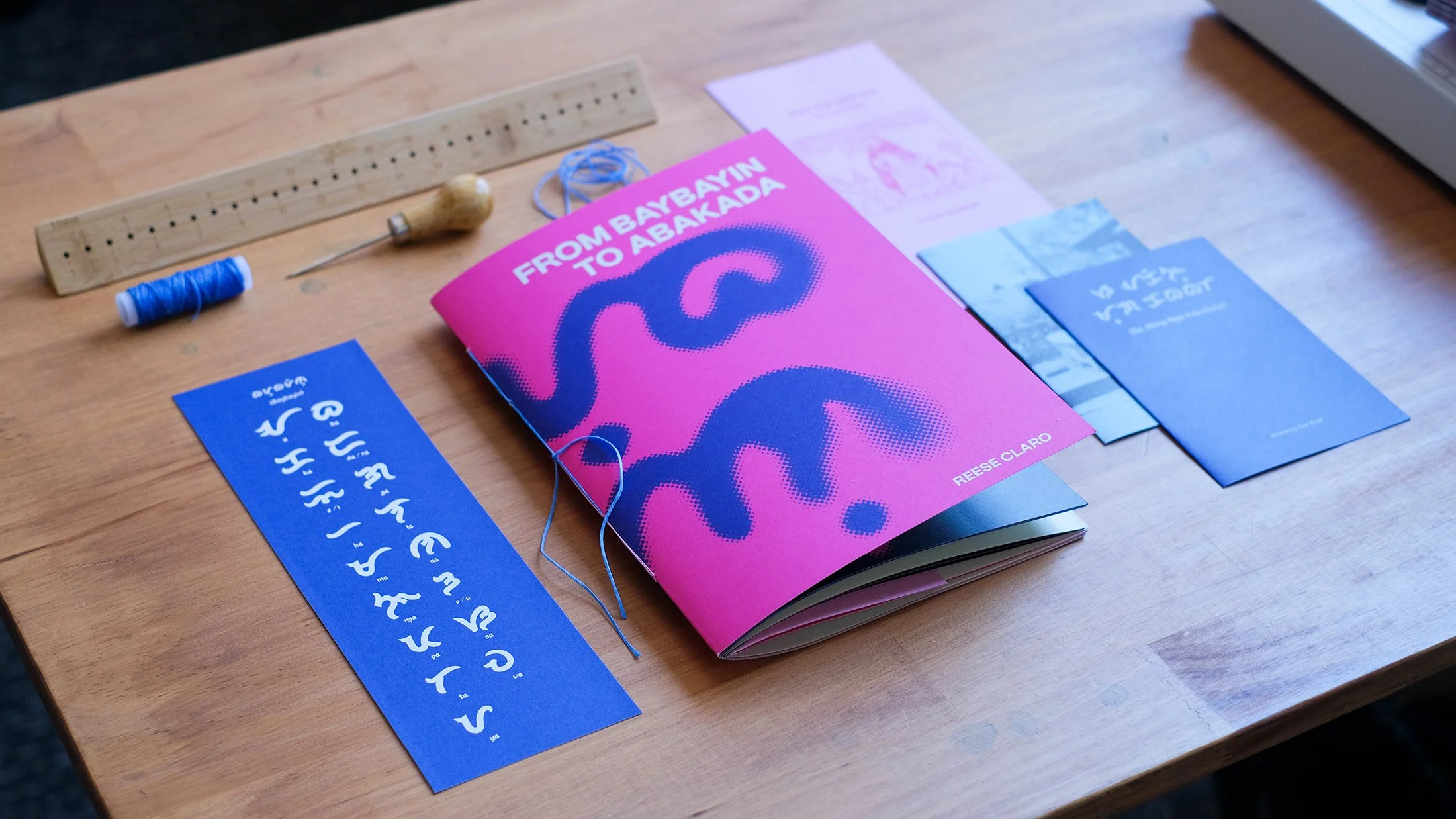 From Baybayin to Abakada by Reese Claro. Photo: Aphrodite D.