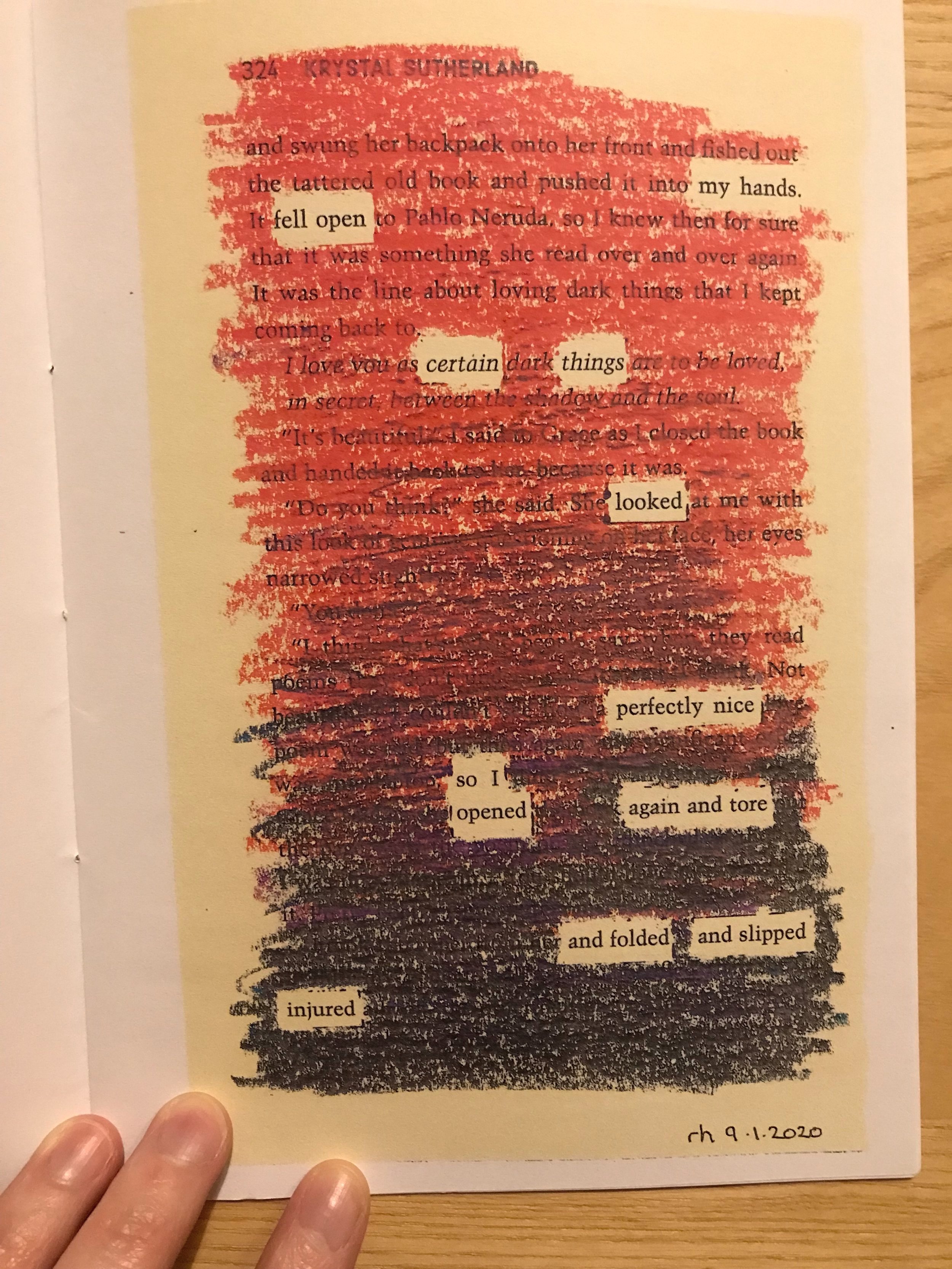 Blackout poetry and zines go hand-in-hand.
