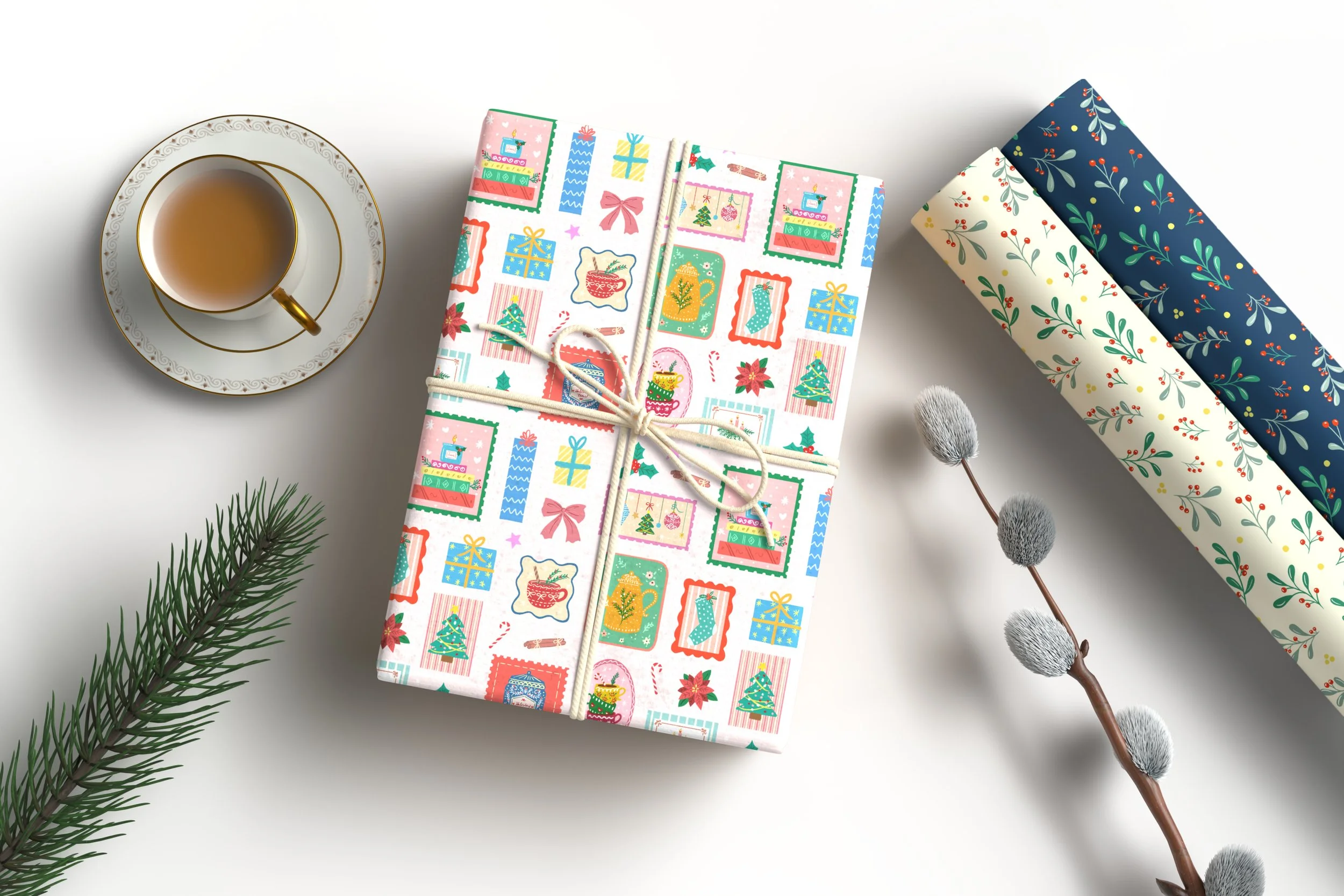 Gift Box and Wrapping Paper Mockup.jpg