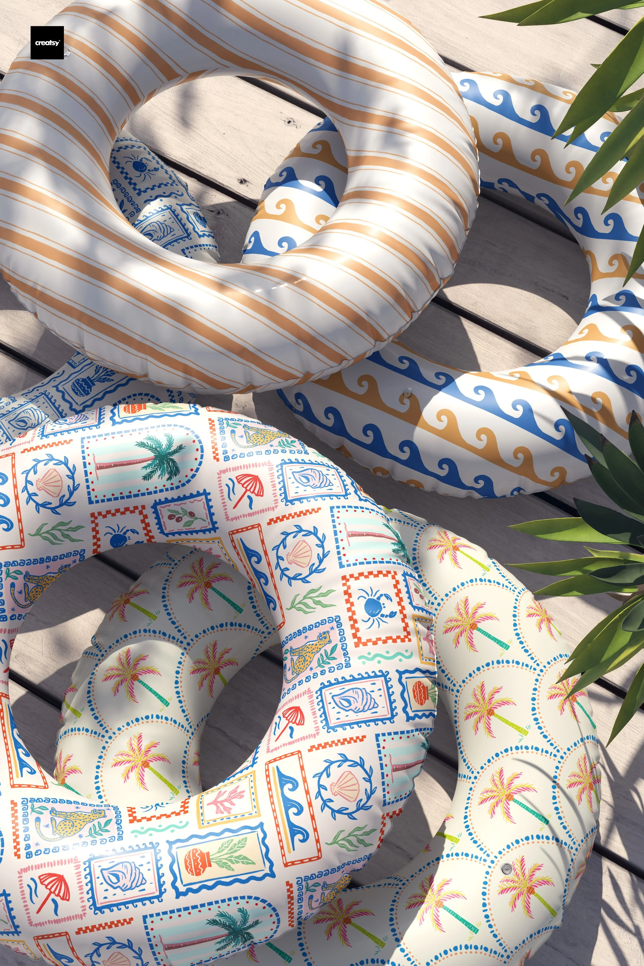 Outdoor Pool Deck Inflatable Swim Rings Mockup by Creatsy┬«.jpg