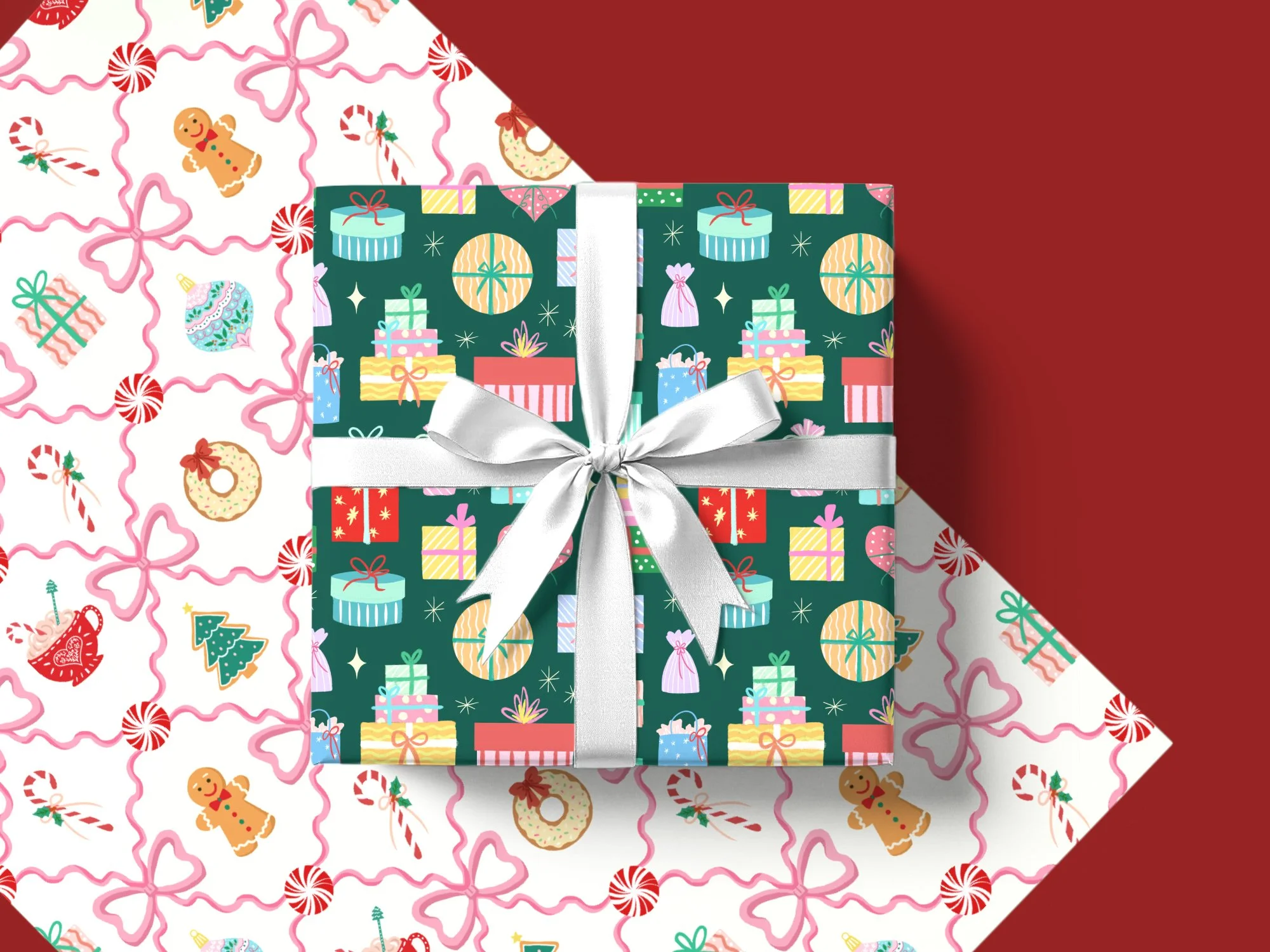 Gift box and flat paper mockup.jpg