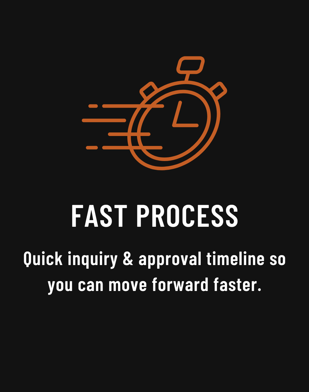 B&J Metal Buildings financing graphic showcasing fast approval timelines and quick financing inquiry process for residential and commercial metal building projects.