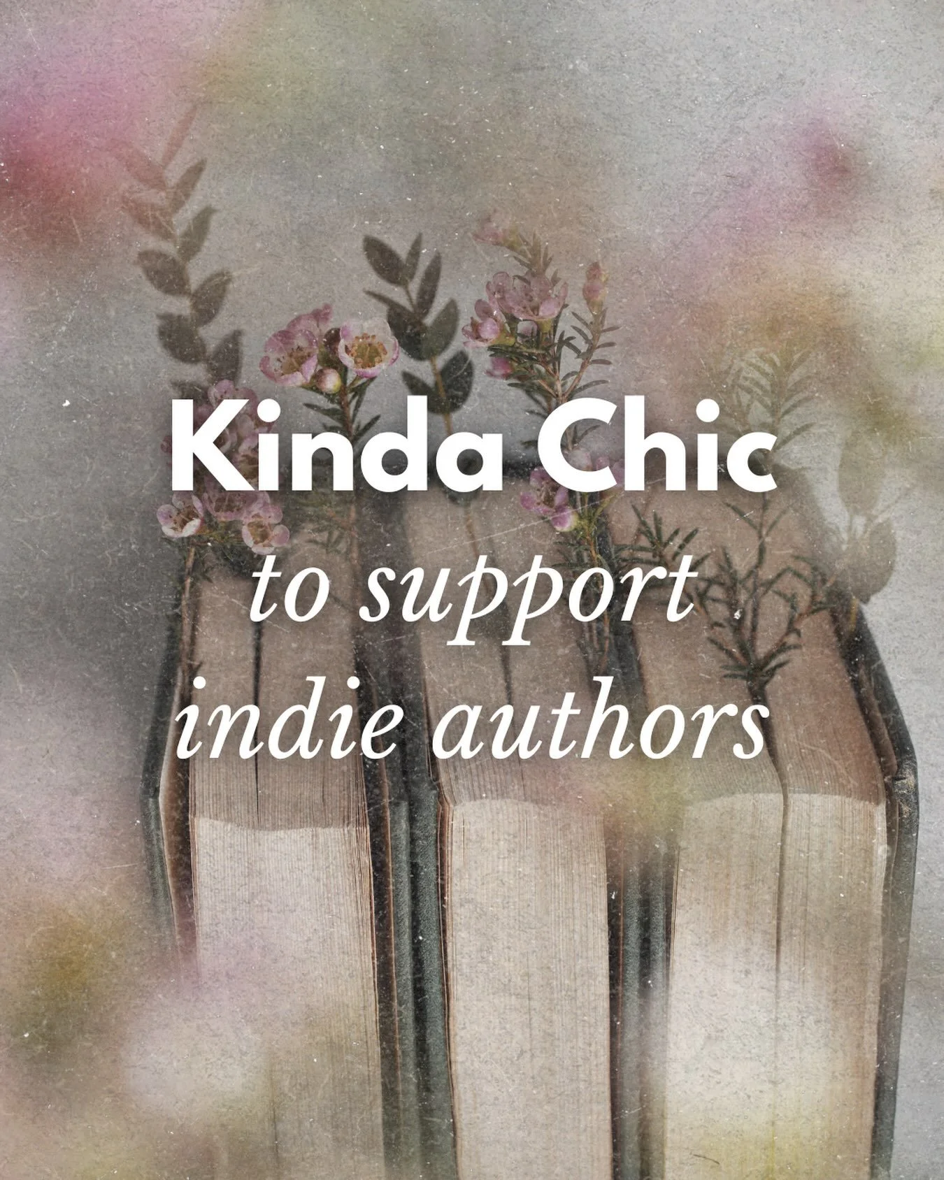 Kinda Chic to support indie authors 🥰

Supporting indie authors isn&rsquo;t only buying their books. It&rsquo;s recommending them to other readers. Requesting them at your local library. Sharing the author&rsquo;s posts on social media. 

Every time