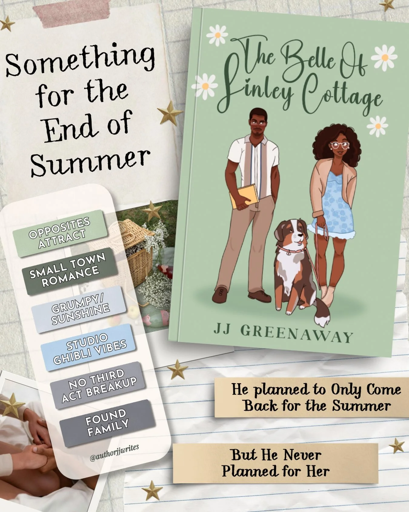 Something for the end of summer☀️

As the sun sets on this lovely summer, I offer you one last summer romance for your TBR. 

If you like

👒 Opposites Attract Romance 
🪻 Grumpy/Sunshine Dynamic 
📖 Annoyed at First Sight to Lovers 
👒 Studio Ghibli