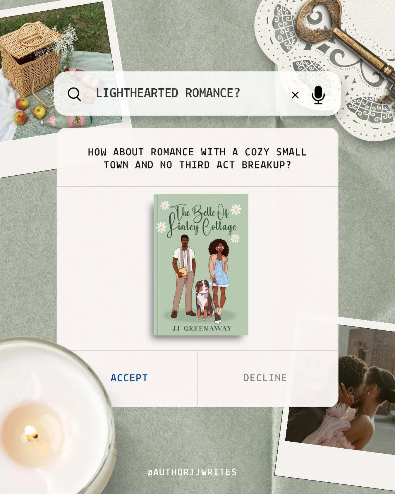 In need of a lighthearted romance 🥰 

📖 The Belle of Linley Cottage is an opposites attract summer love story between a grumpy writer and a sunny stationery shop owner that takes place in a Studio Ghibli-esque small town with found family feels, sw
