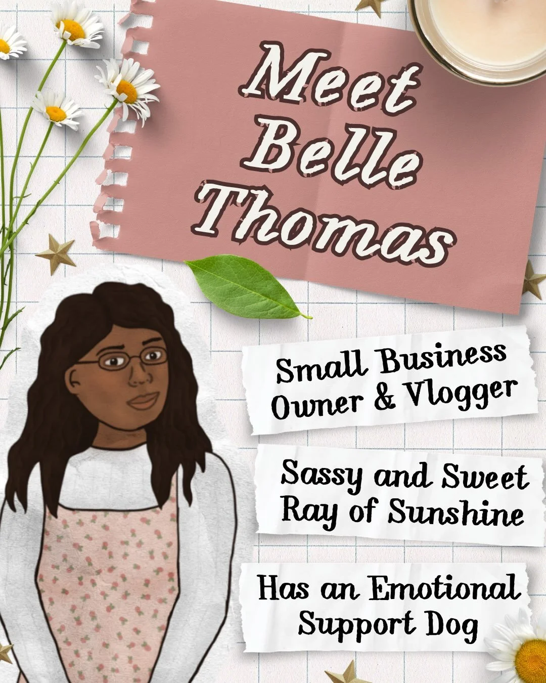 Meet Belle Thomas 🍓

This Sunshine Girl is truly the heart of this story even when she is afraid of love. Watching her get the love she deserves is everything and I&rsquo;m happy y&rsquo;all have been loving her as much as I do 💚

📖 The Belle of L