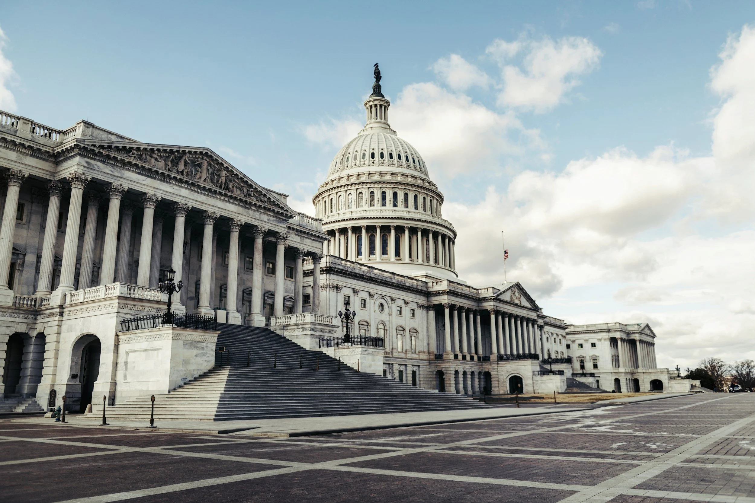 U.S. Capitol Building, viewed from the front left corner
