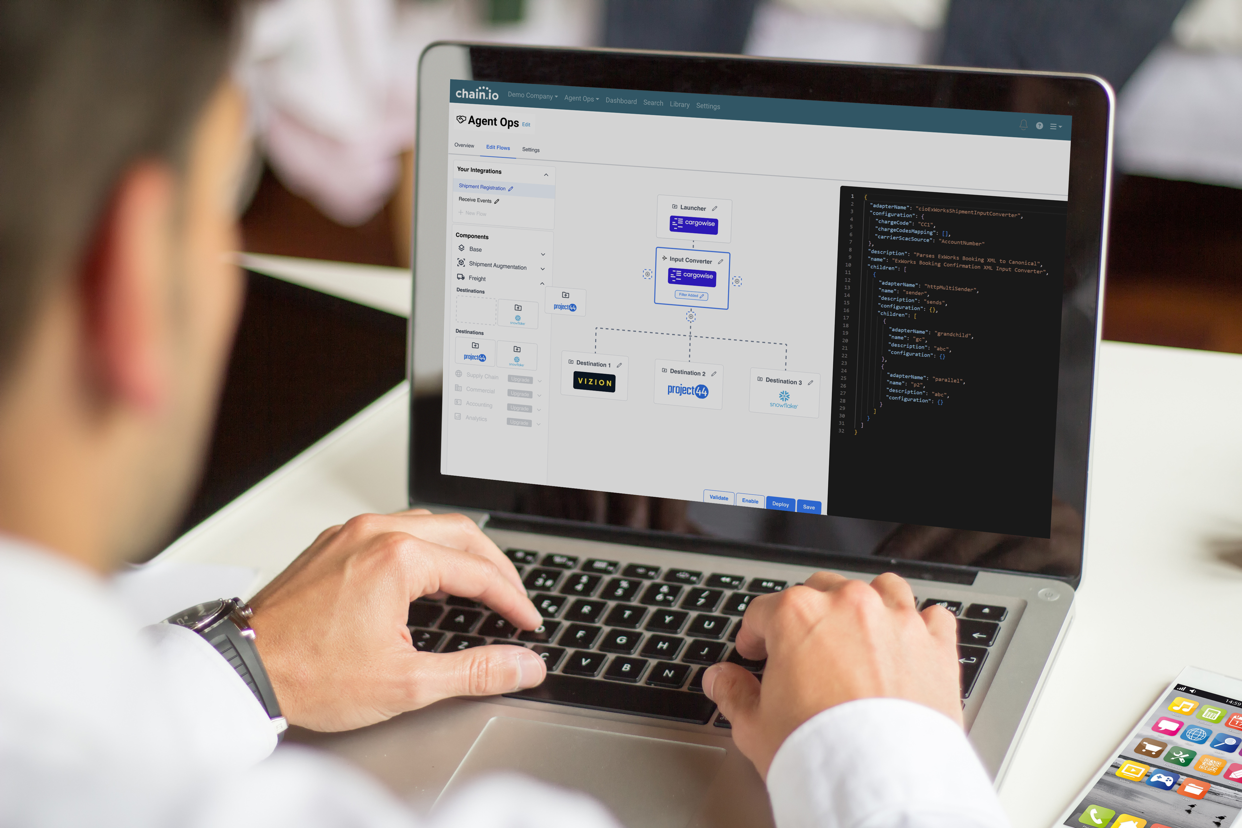 Chain.io Visual Builder (Contact Me for Password)