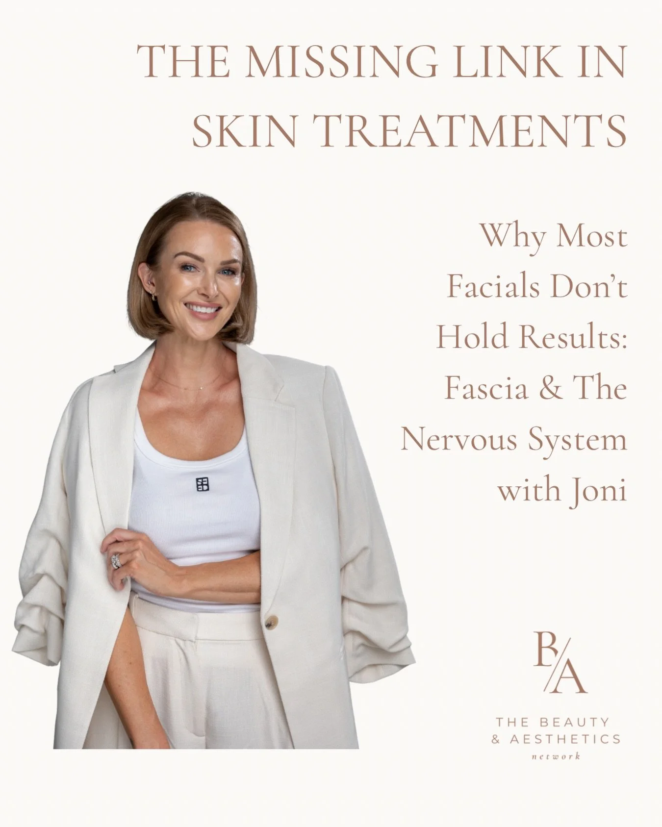 Our next Beauty &amp; Aesthetics Network coffee catch-up is here ✨

We&rsquo;re joined by globally recognised facialist and educator Joni The FaceLift Facialist for an insightful conversation on why many facials don&rsquo;t deliver lasting results an
