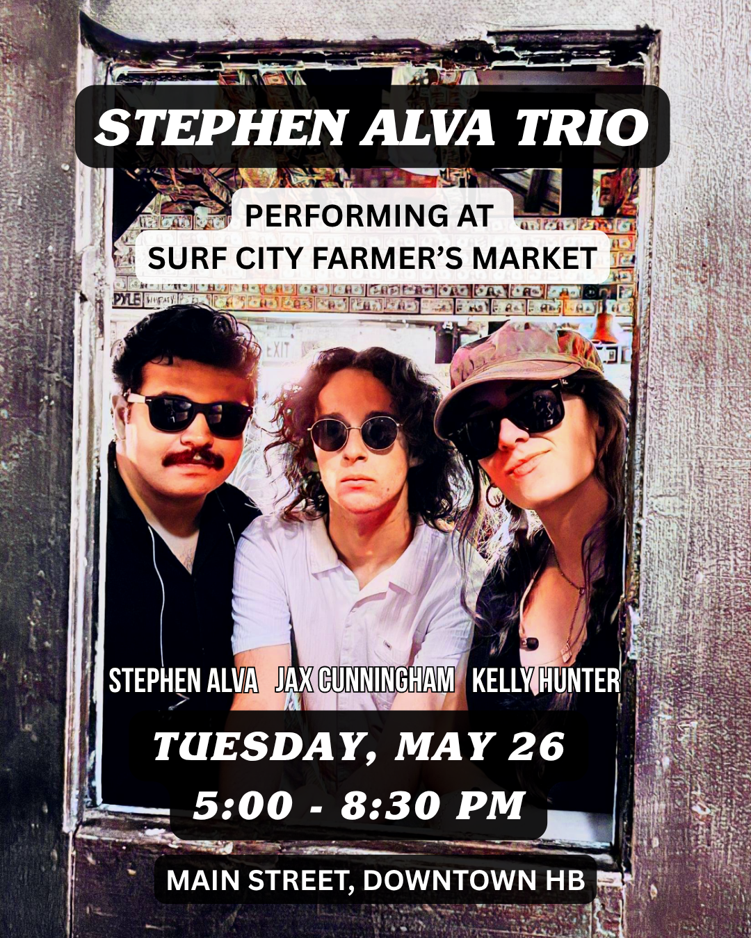 Stephen Alva Trio @ Surf City Farmer's Market