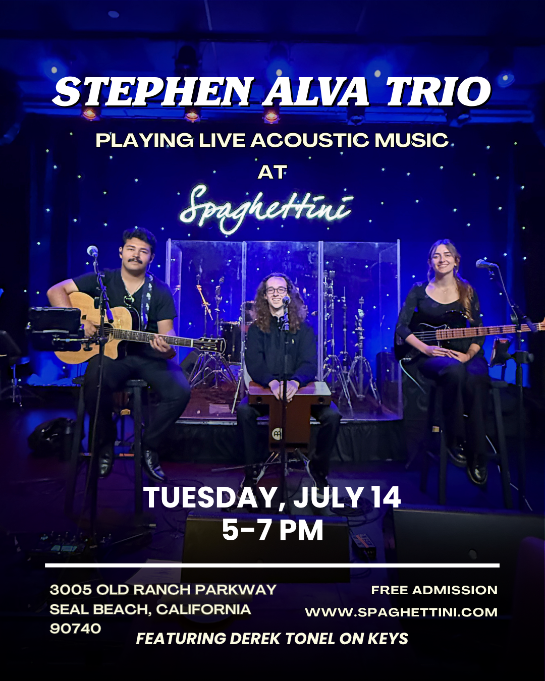 Stephen Alva Trio @ Spaghettini