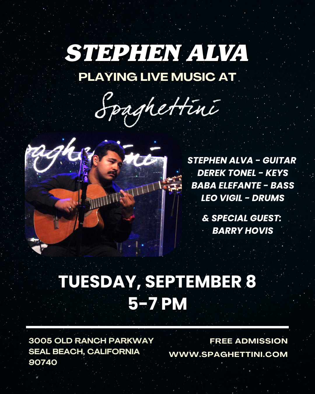 Stephen Alva @ Spaghettini