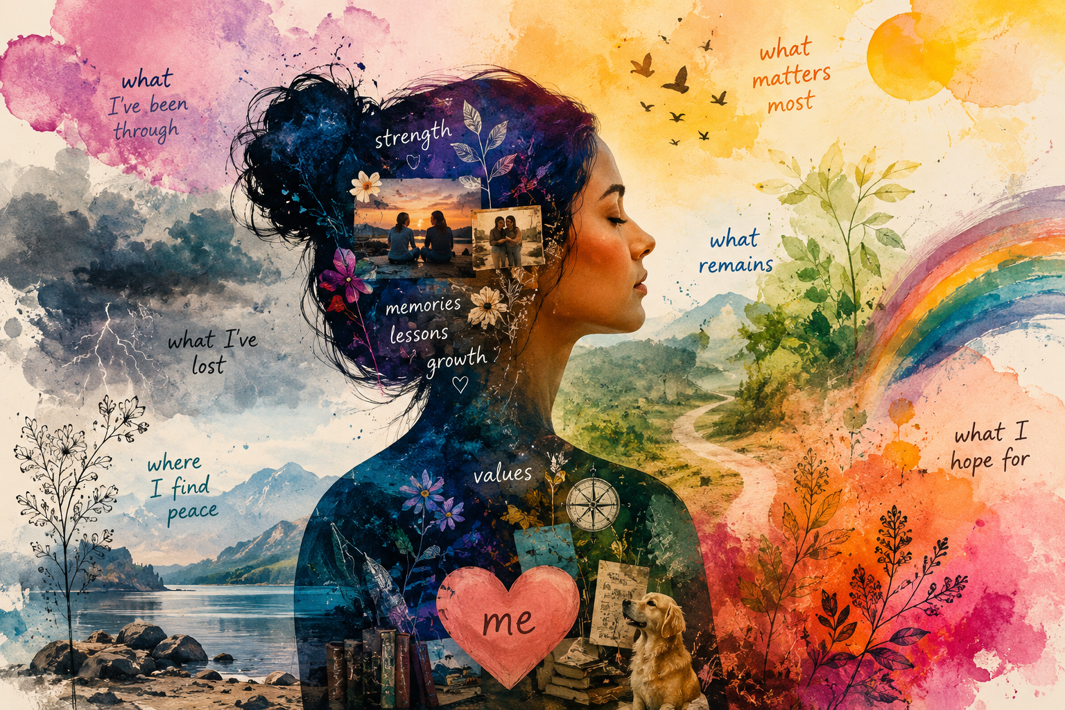 Creative Identity Exploration: Mapping who you are after illness, injury or trauma