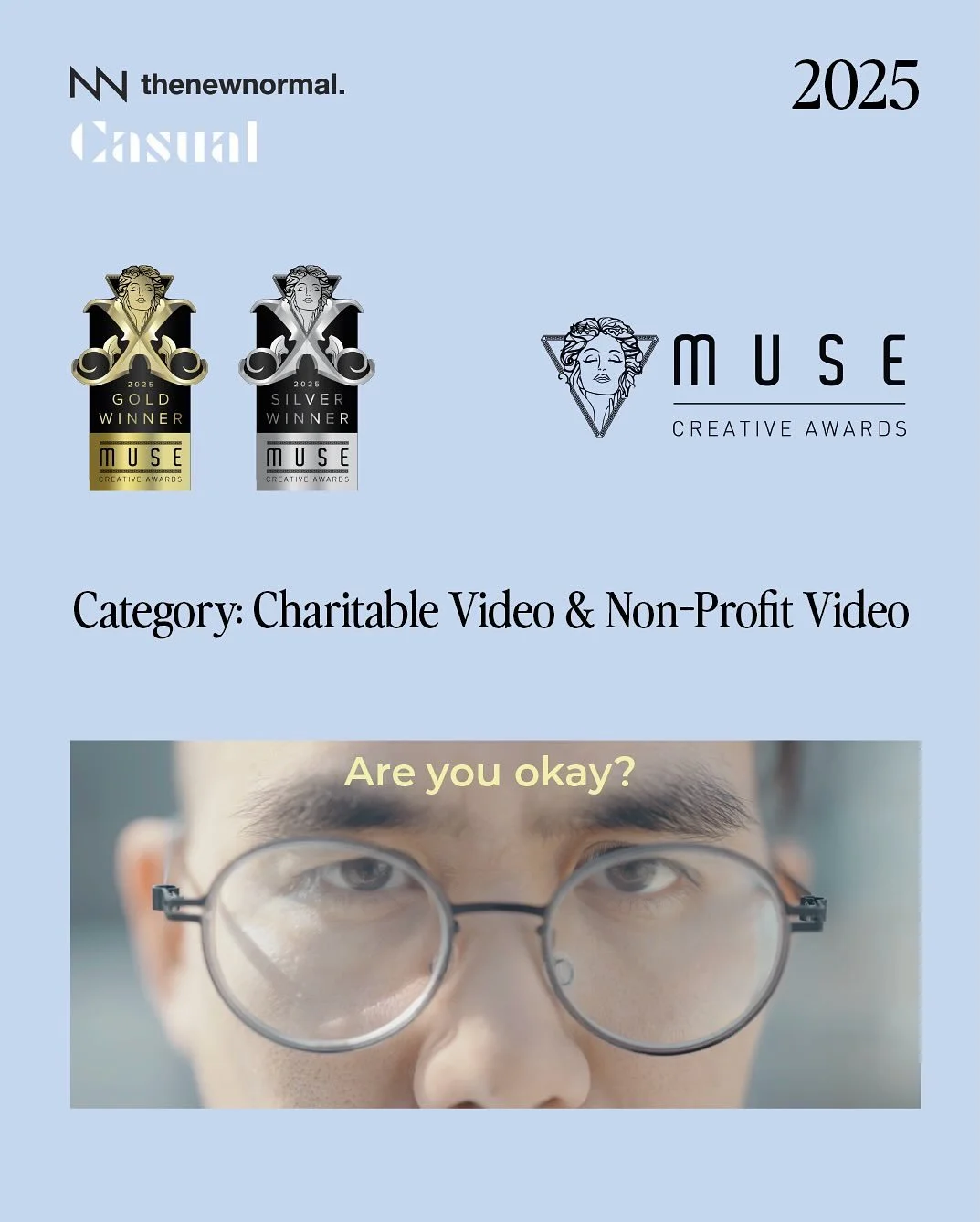We&rsquo;re equal parts blown away and honoured that &ldquo;Are You Okay?&rdquo; - the campaign created with our talented friends at Casual Films for the SOGO billboard - has been recognised with Gold and Silver at the 2025 MUSE Creative Awards 🏆

A
