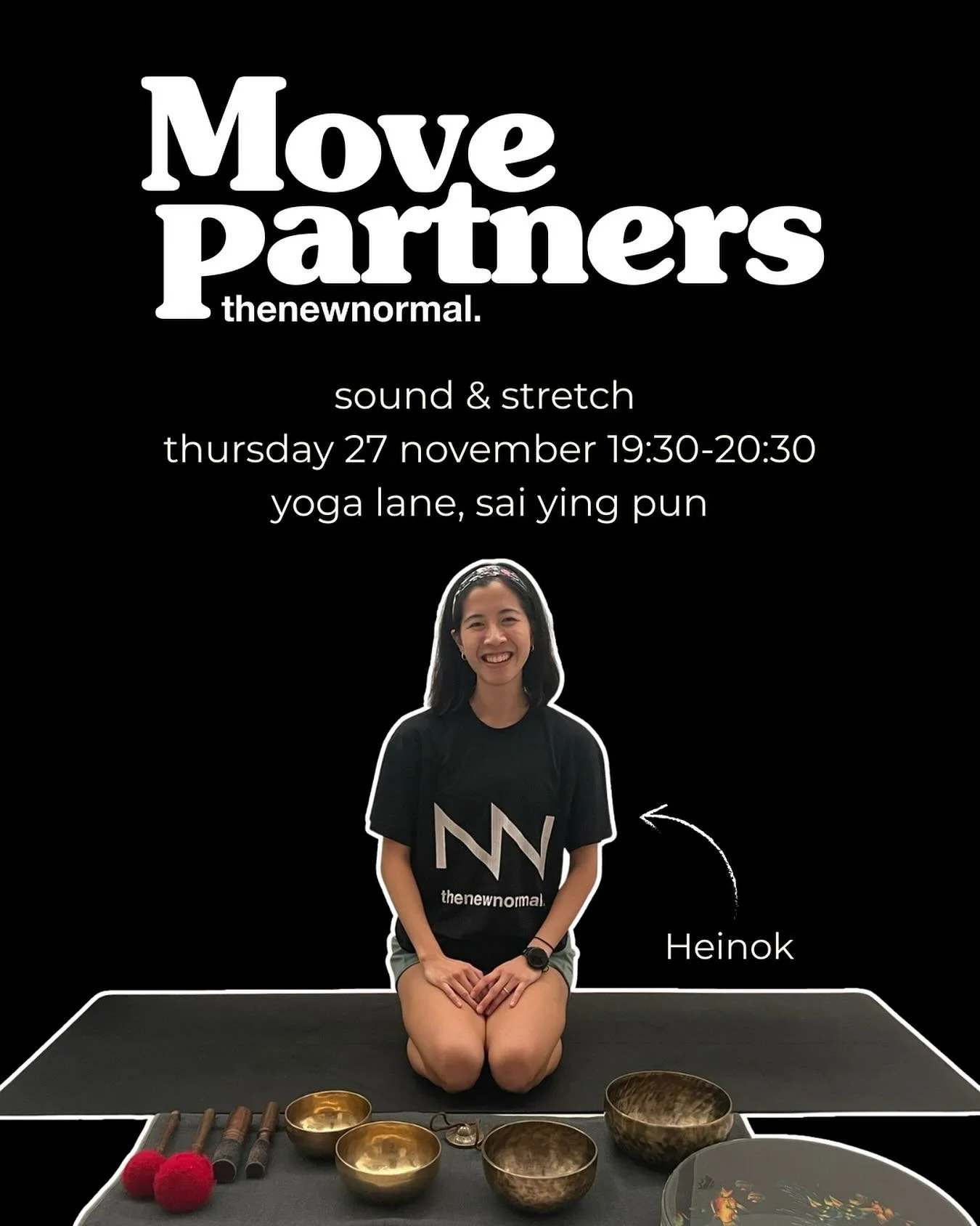 TNN Yoga: Sound &amp; Stretch is back! 🧘🏻&zwj;♀️🧘🏻&zwj;♂️

Join Heinok @heinok.fan for our monthly yoga class.
Gentle movement &amp; stretches, followed by sound healing to bring some calm towards the end of the year.

📅 Date：Thursday 27th Novem