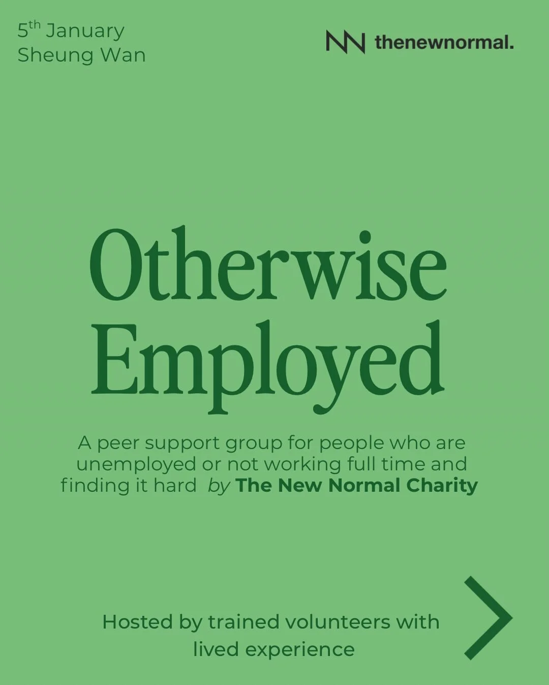Otherwise Employed is a peer support group for anyone who is unemployed or not working full time and finding it hard. Lots of things make being &lsquo;Otherwise Employed&rsquo; hard. You might be in this position involuntarily, experiencing financial