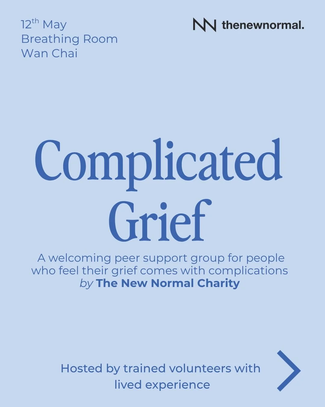 📣 New Venue Alert

Complicated Grief is a peer support group for anyone navigating grief that comes with complexities, such as suicide loss, traumatic loss, estrangement or multiple losses. Our support space offers connection, understanding, and sha