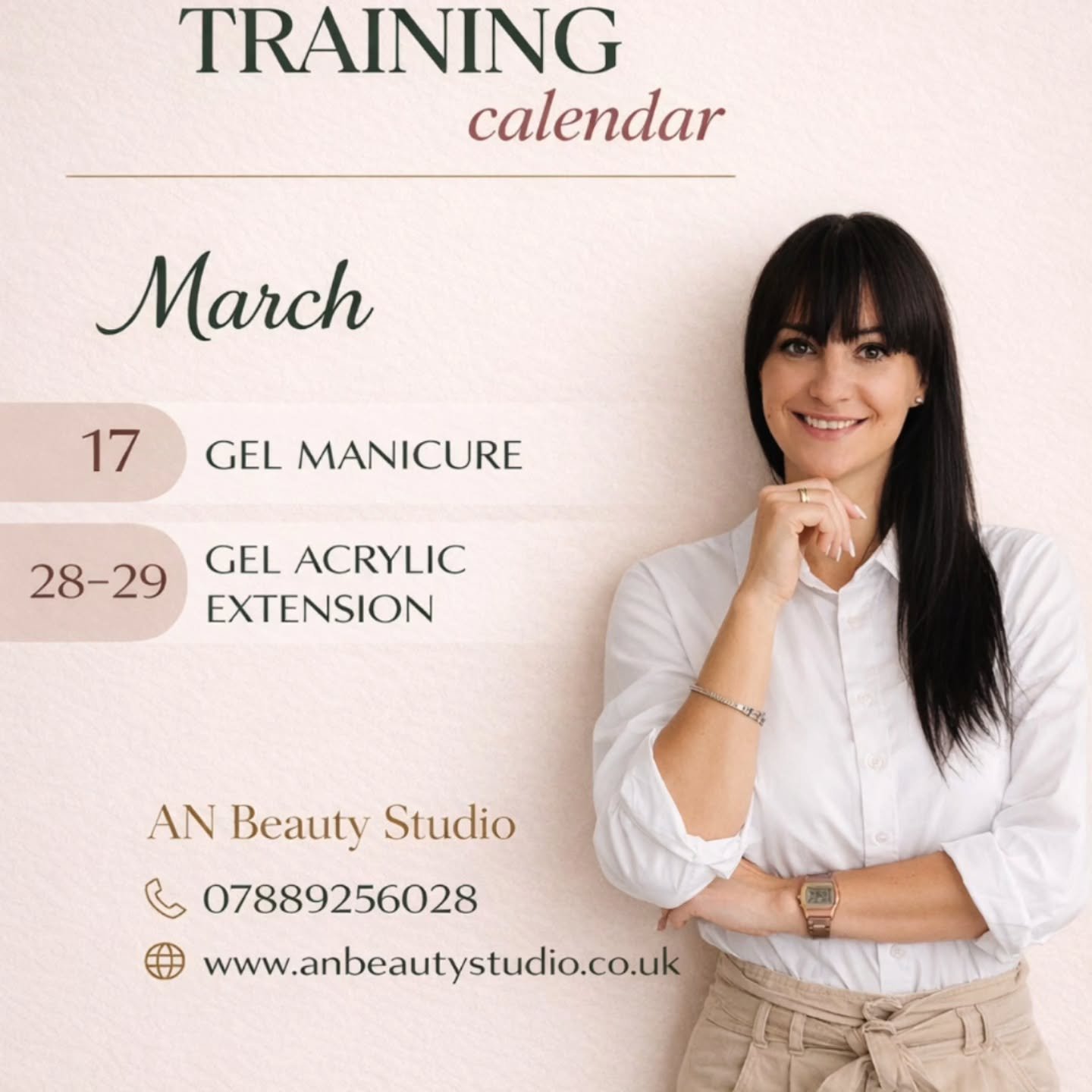 ✨ For more information about the trainings, please contact us by phone or via our website. ✨