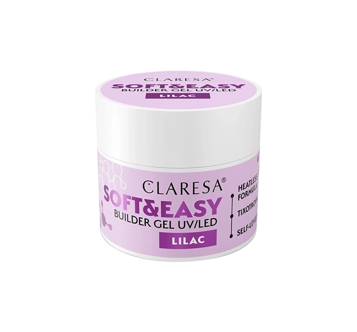 CLARESA - Soft & Easy - Builder Gel - Lilac - 45g
