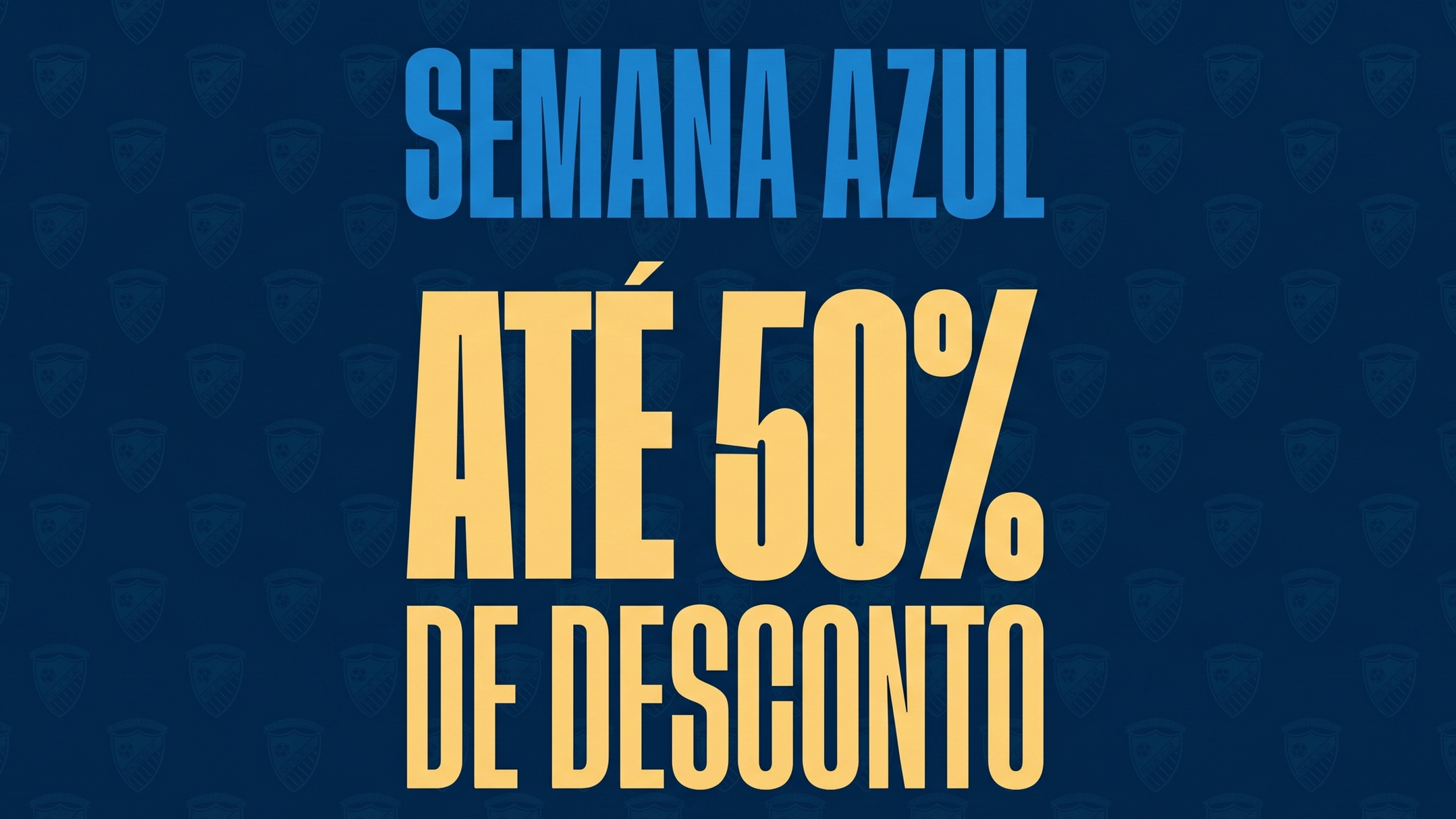 A Semana Azul começou 💙🔥