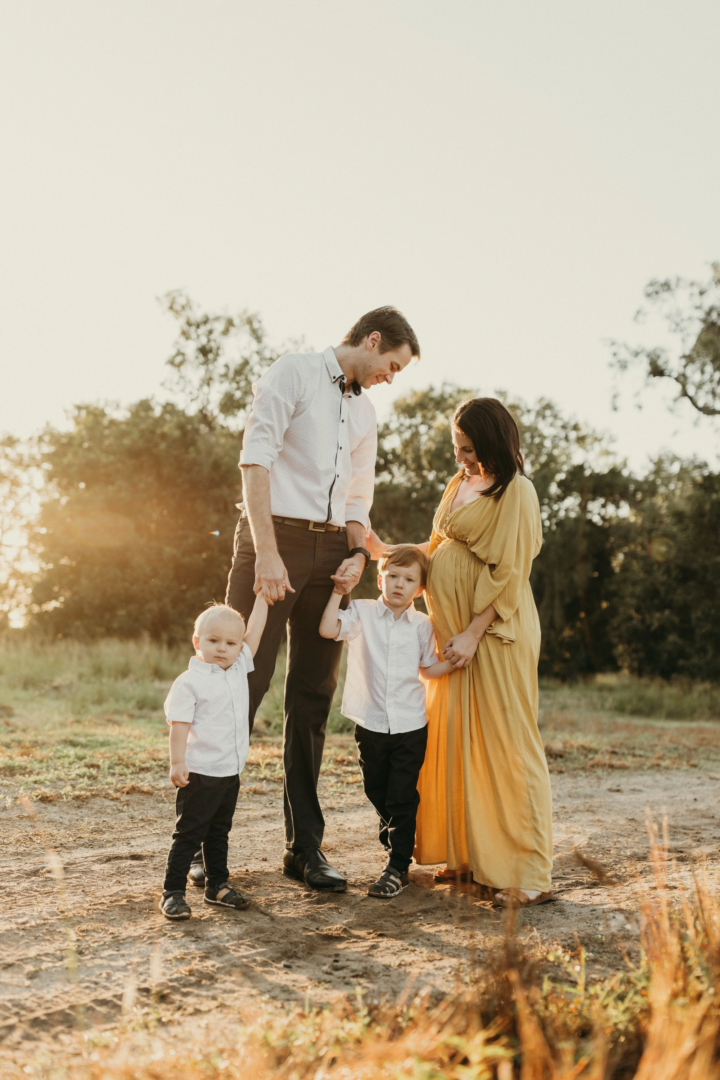 Woven Light Co cusomer hannah and luke maternity