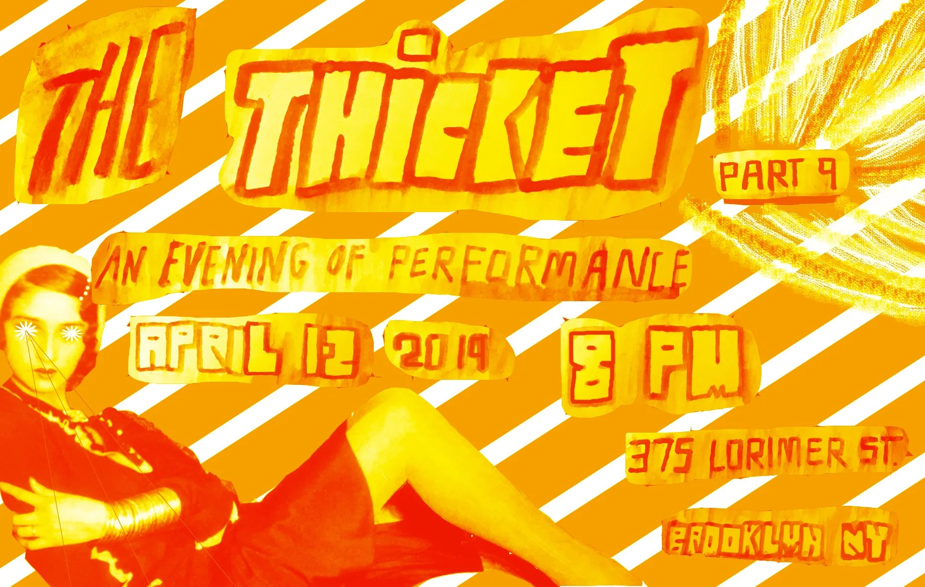 Flyer for The Thicket with Jonathan Belli