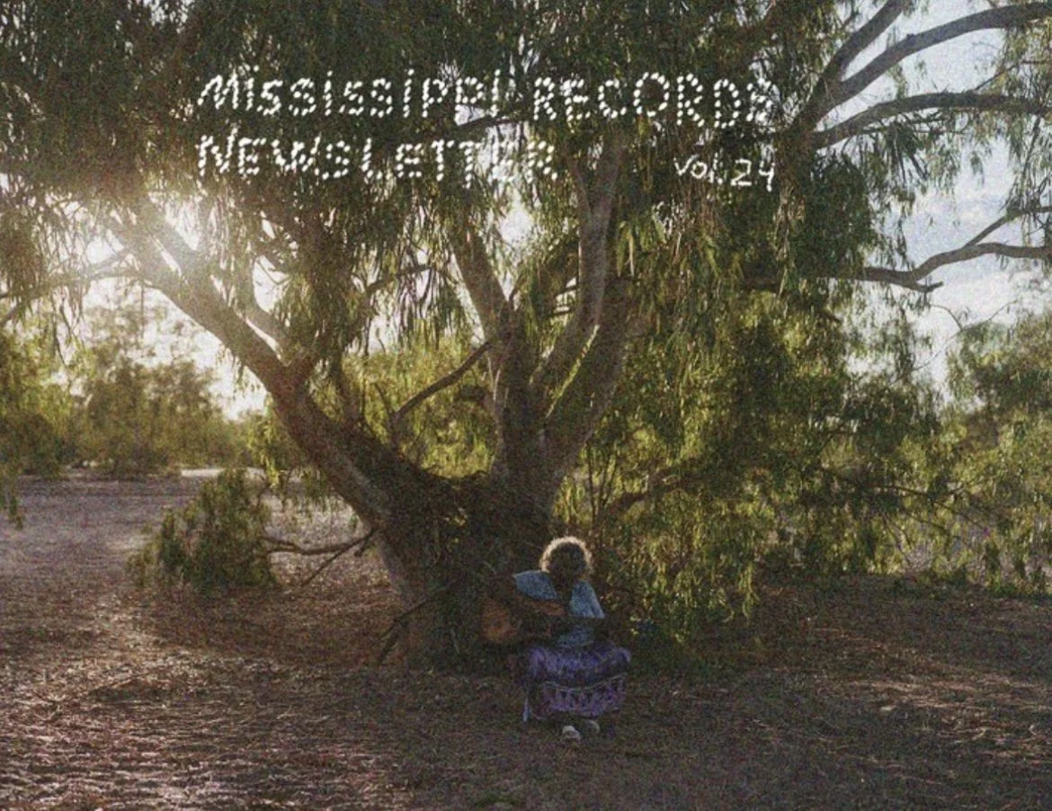 Graphic header for Mississippi Records newsletter