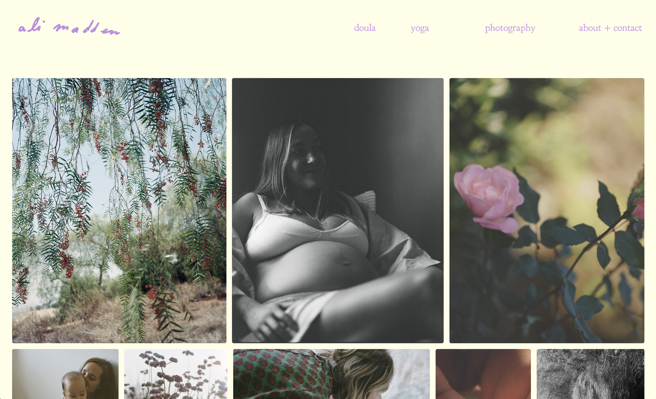 Website with Ali Madden