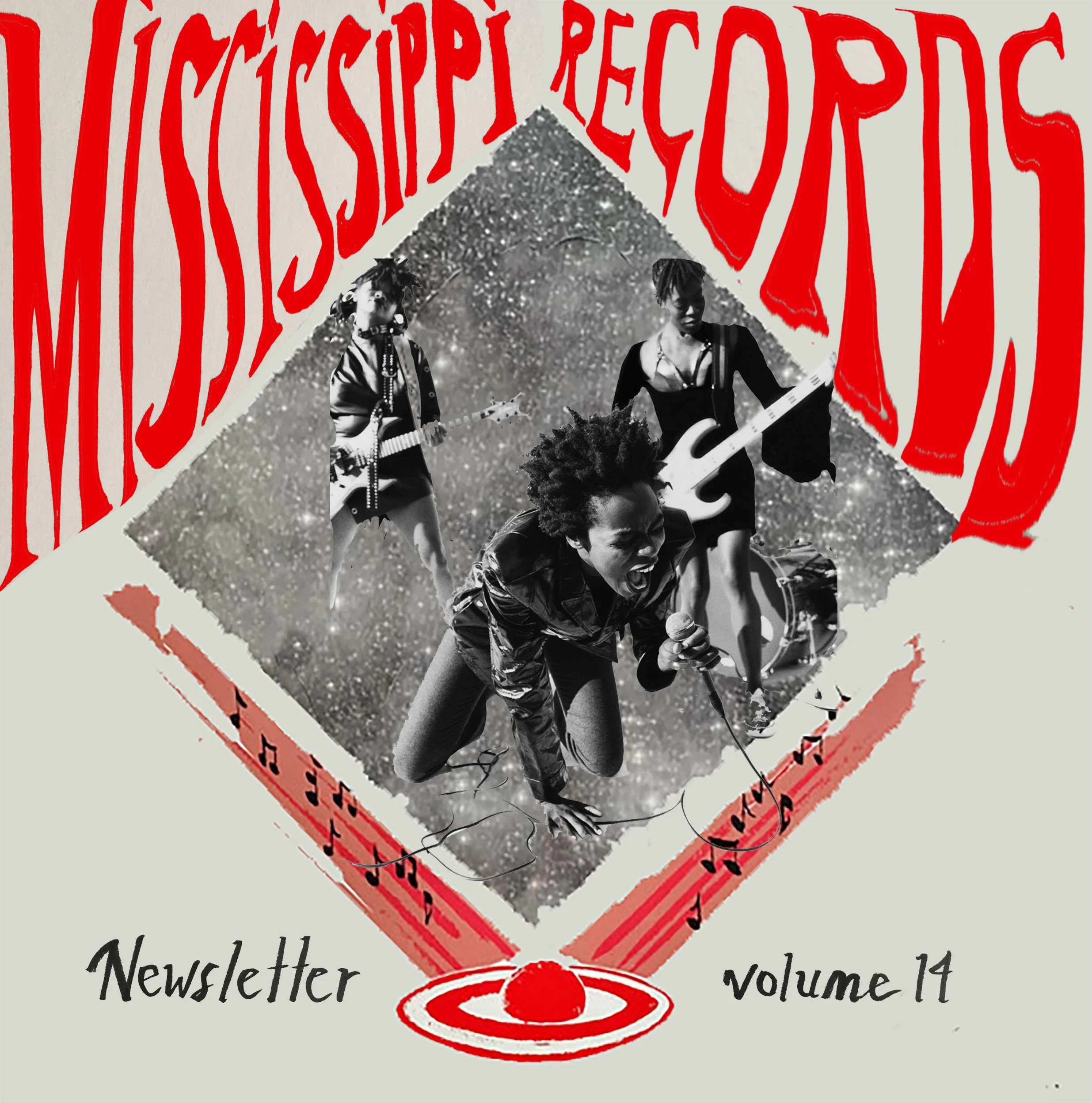 Graphic header for Mississippi Records newsletter
