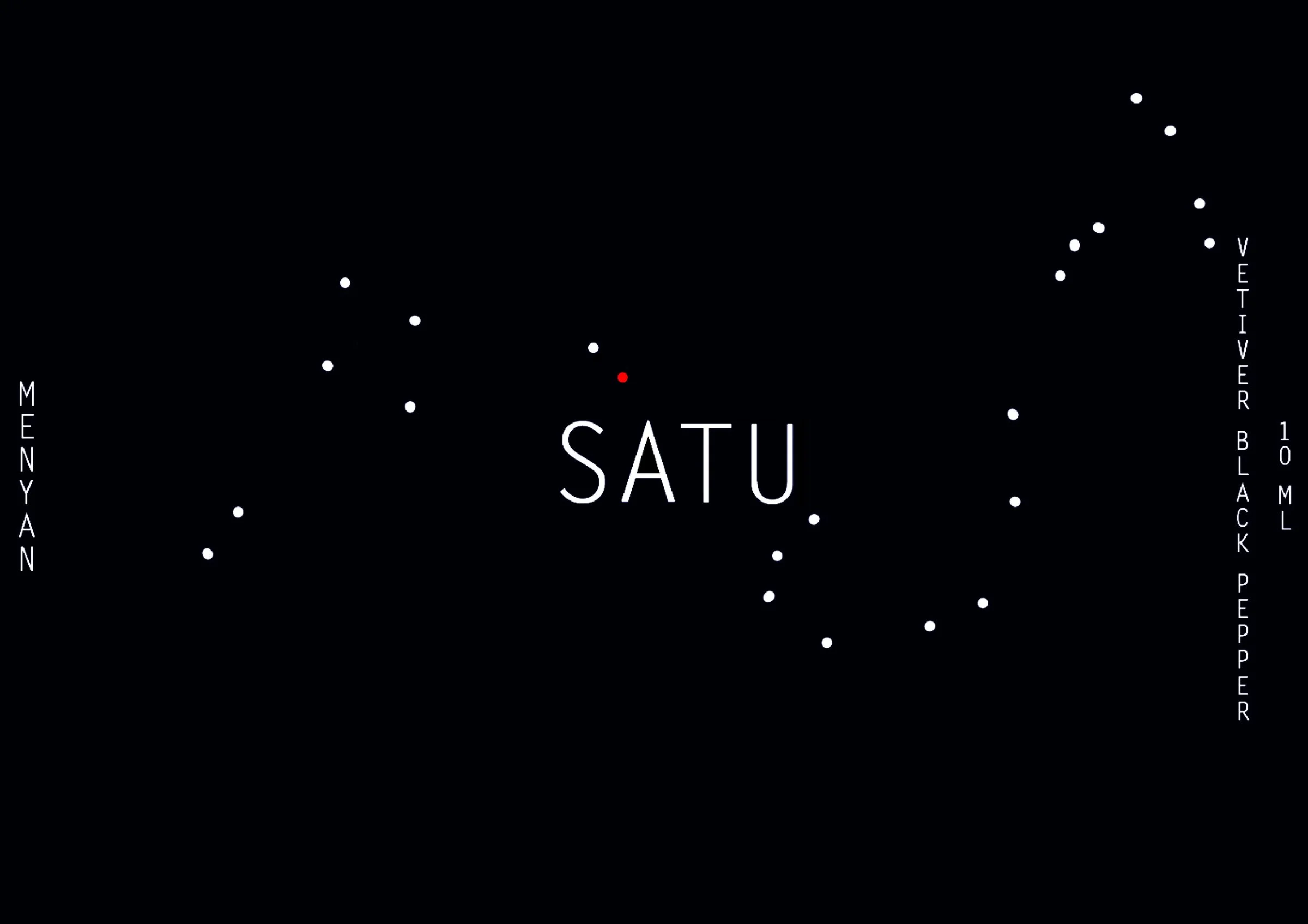 Label design for Menyan Projects perfume oil