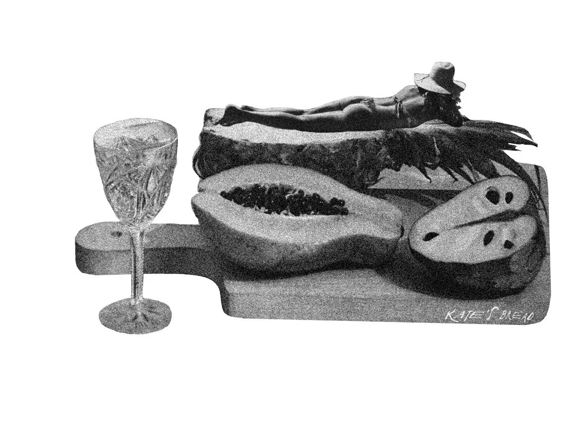 Collage print with Kate´s Bread