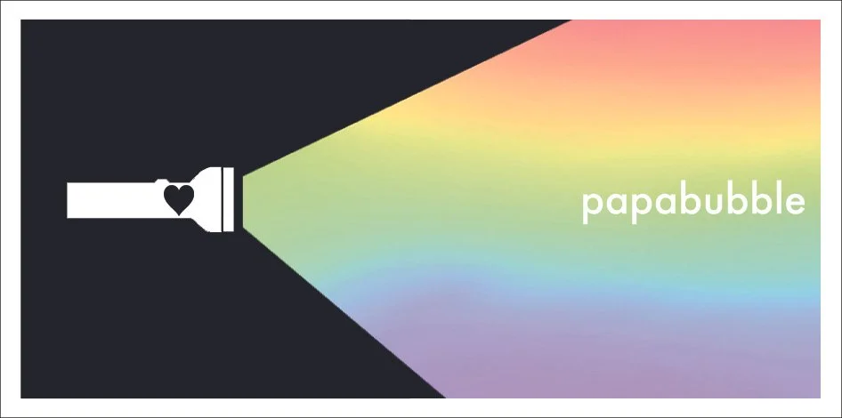 Label design Valentine´s for Papabubble Japan