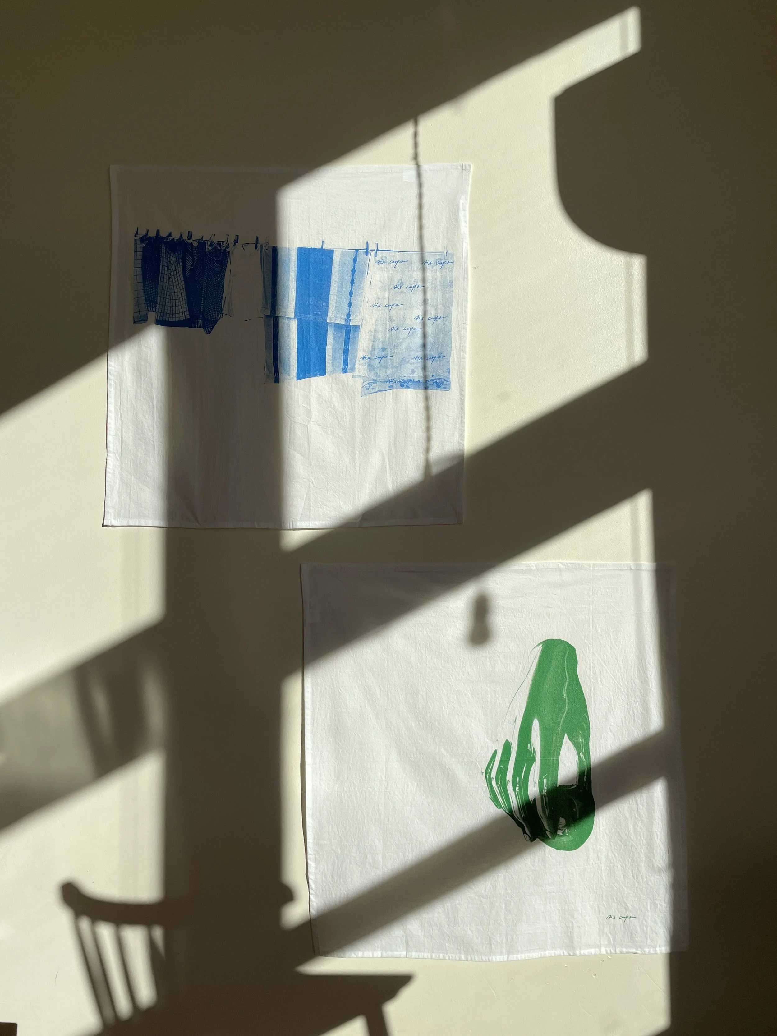 Tea towel design for Six Cups tea with Eloise Augustyn