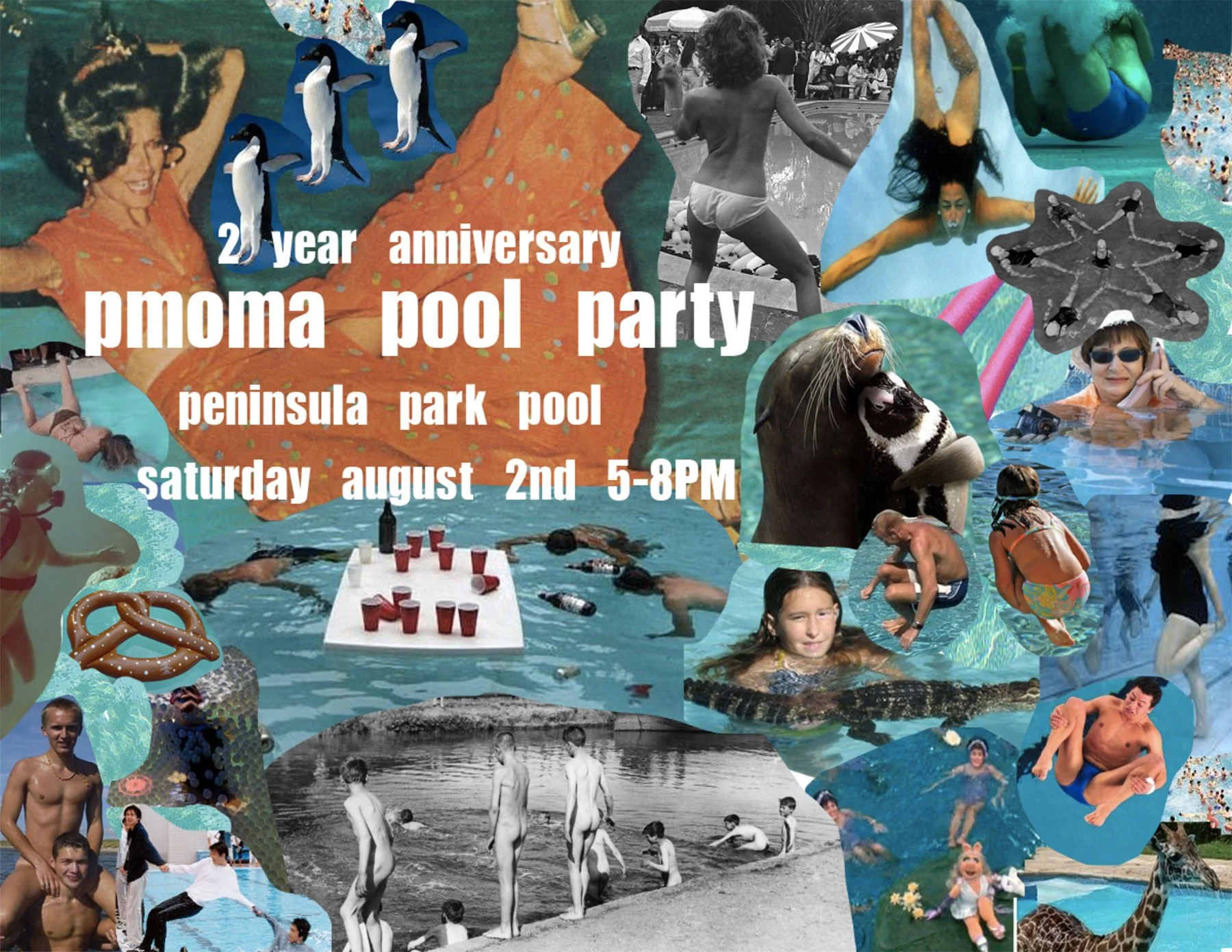 Party invitation for PMOMA