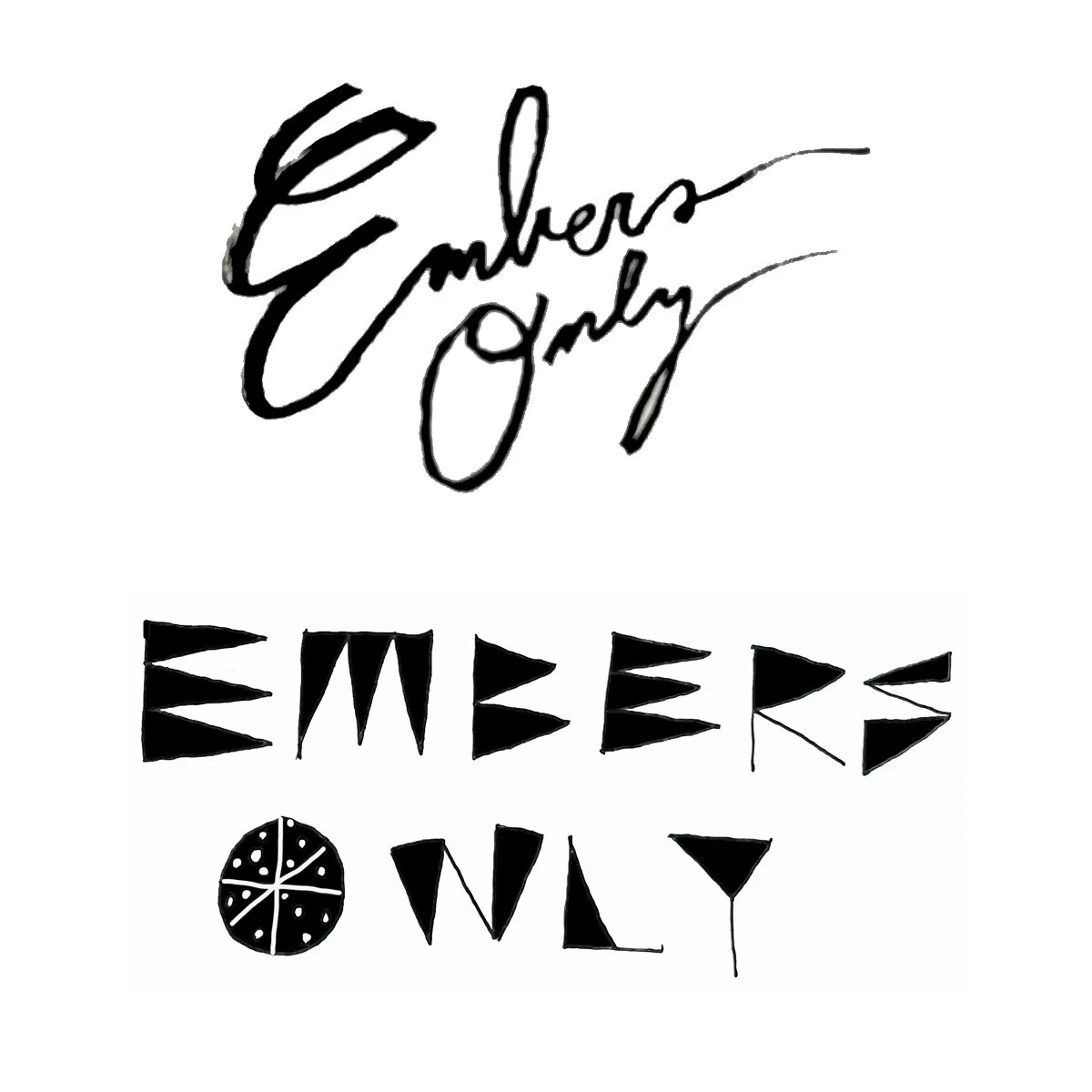 Visual proposal for Embers Only pizza club