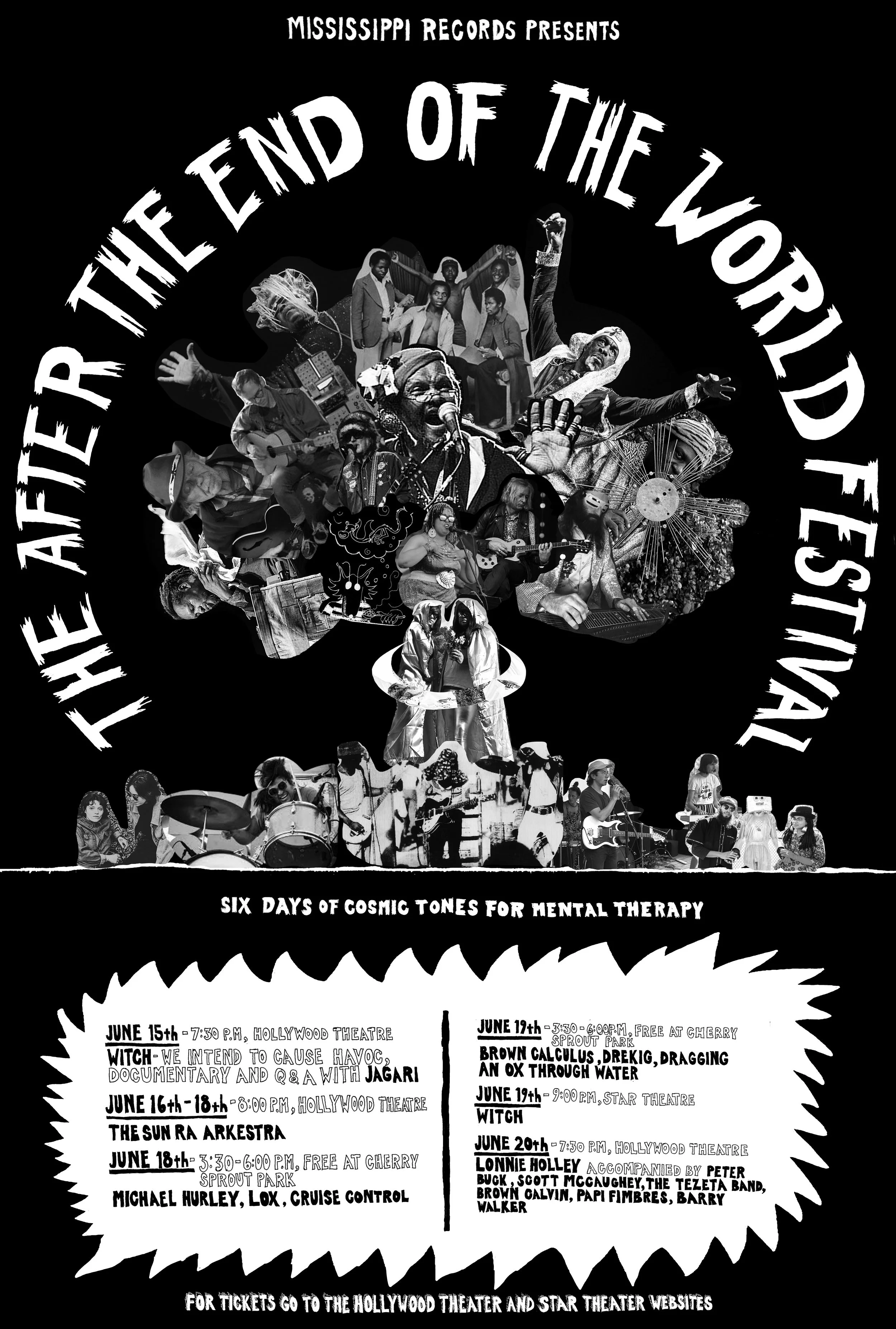 Poster with Eric Issacsson for The After the End of the World Festival