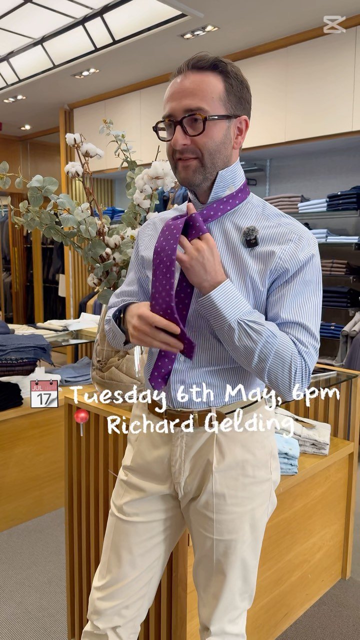 Join us for an aperitivo on Tuesday 6th of May as we host Italian shirt makers @alessandrogherardi_official πΉ
The Gherardi team will be bringing a range of fabrics and made-to-measure options to view π
6pm - 8pm
Serving drinks and snacks πΎ see y