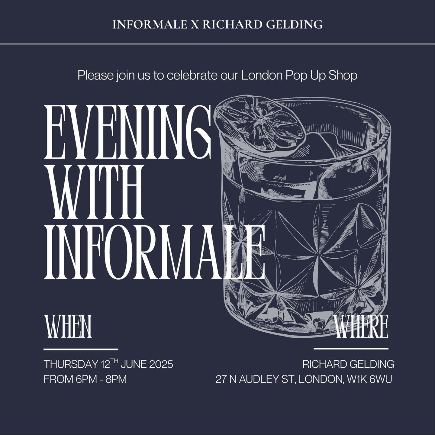 Join us in store as we host Melbourne based casualwear specialists @informale_ for an exclusive pop-up event! π
The Informale team will be bringing their range with them, giving you the exclusive chance to shop their coveted collection.
Informale w