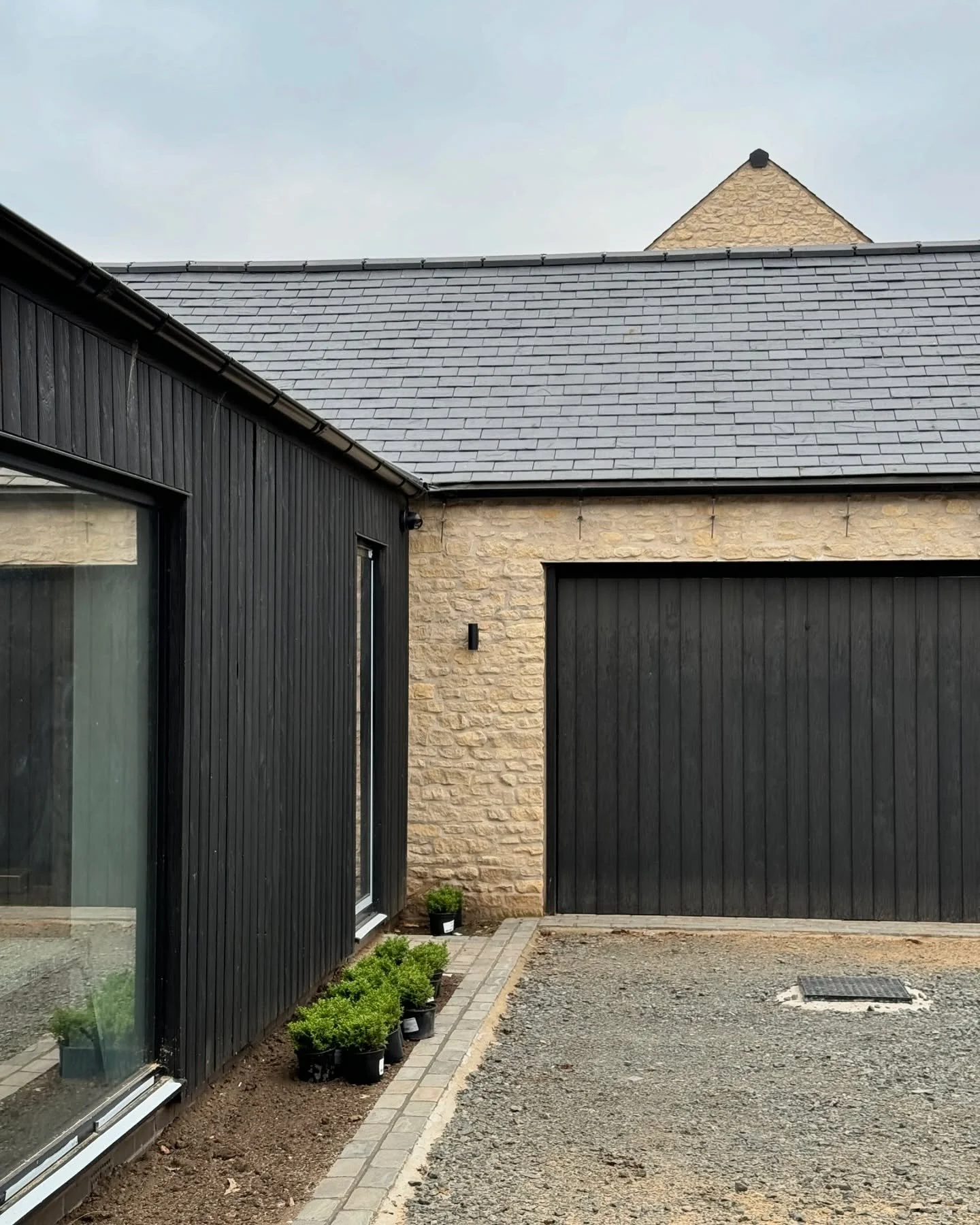 Our designs incorporate traditional rubble stone work, contemporary charred wood cladding, slate roofs and large glazed glass panes and doors, creating a seamless marriage of old and new. 

#projectdesign #propertydevelopment #housedesign #interiorde