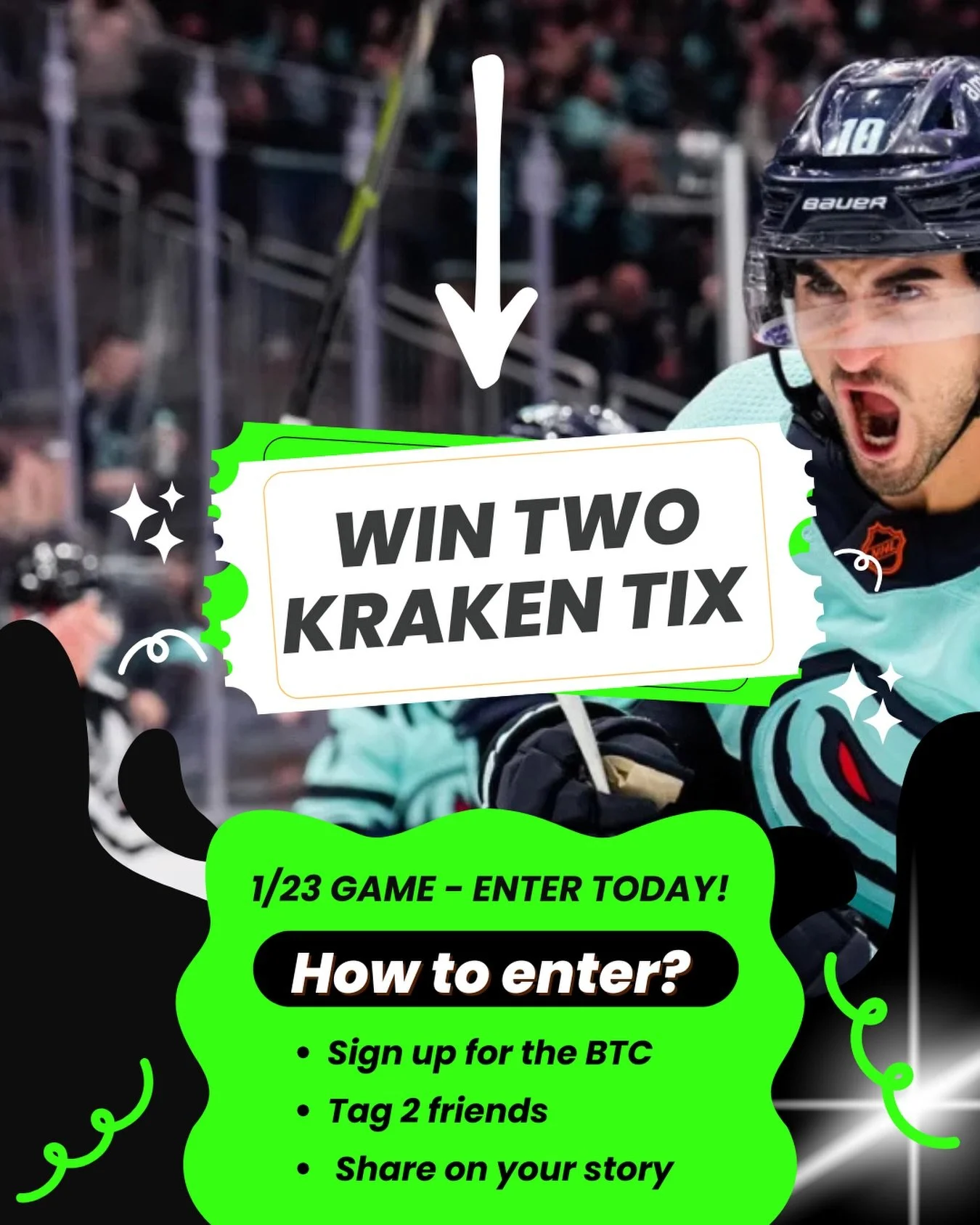 🔔 WIN 2 TICKETS to tomorrow&rsquo;s @seattlekraken game! How to enter 👇

✔️ Sign up for ECA&rsquo;s New Year Body Transformation Challenge (BTC). Today is the LAST DAY to enroll ‼️

Start 2026 strong, get expert guidance, and be part of a motivatin