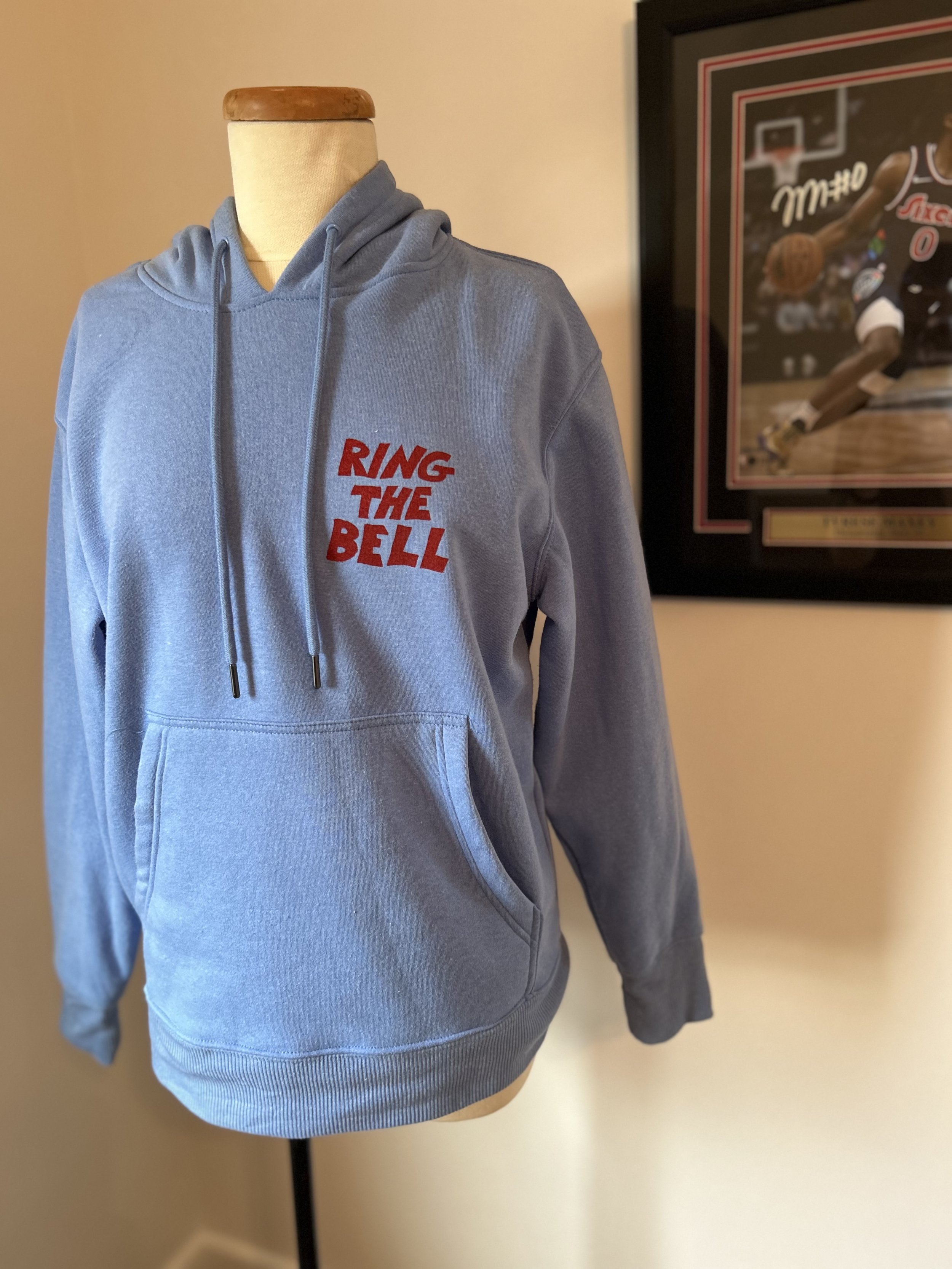 RING THE BELL blue hoodie