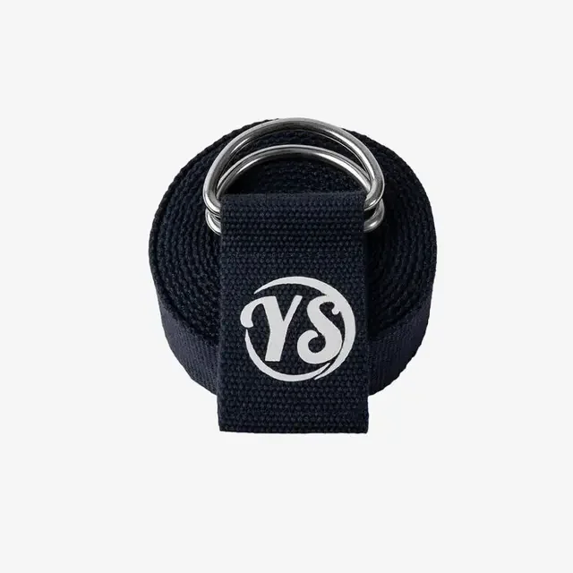 YOGA STUDIO D-Ring Yoga Belt - Navy Blue