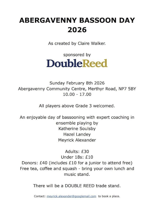 Abergavenny Double Reed Day