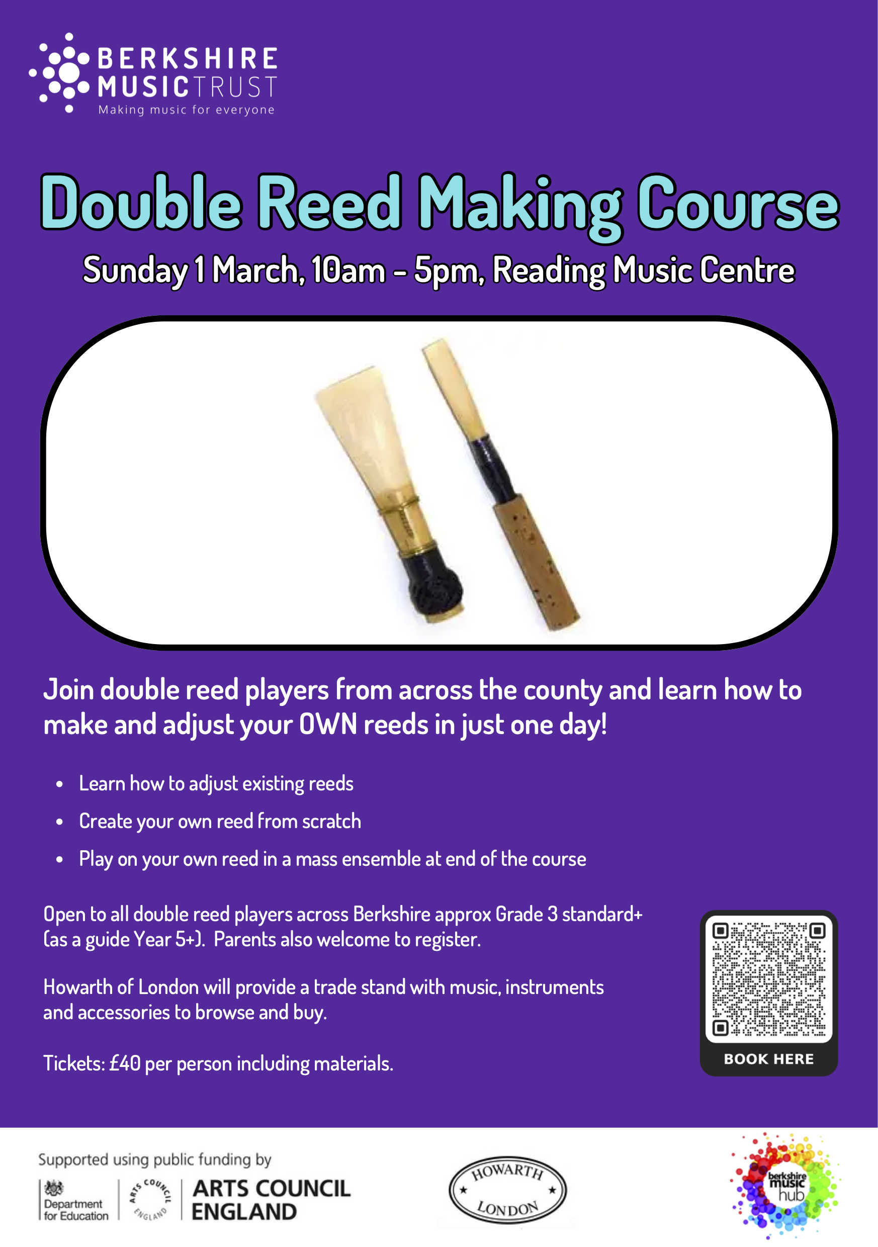 Double Reed Making Course