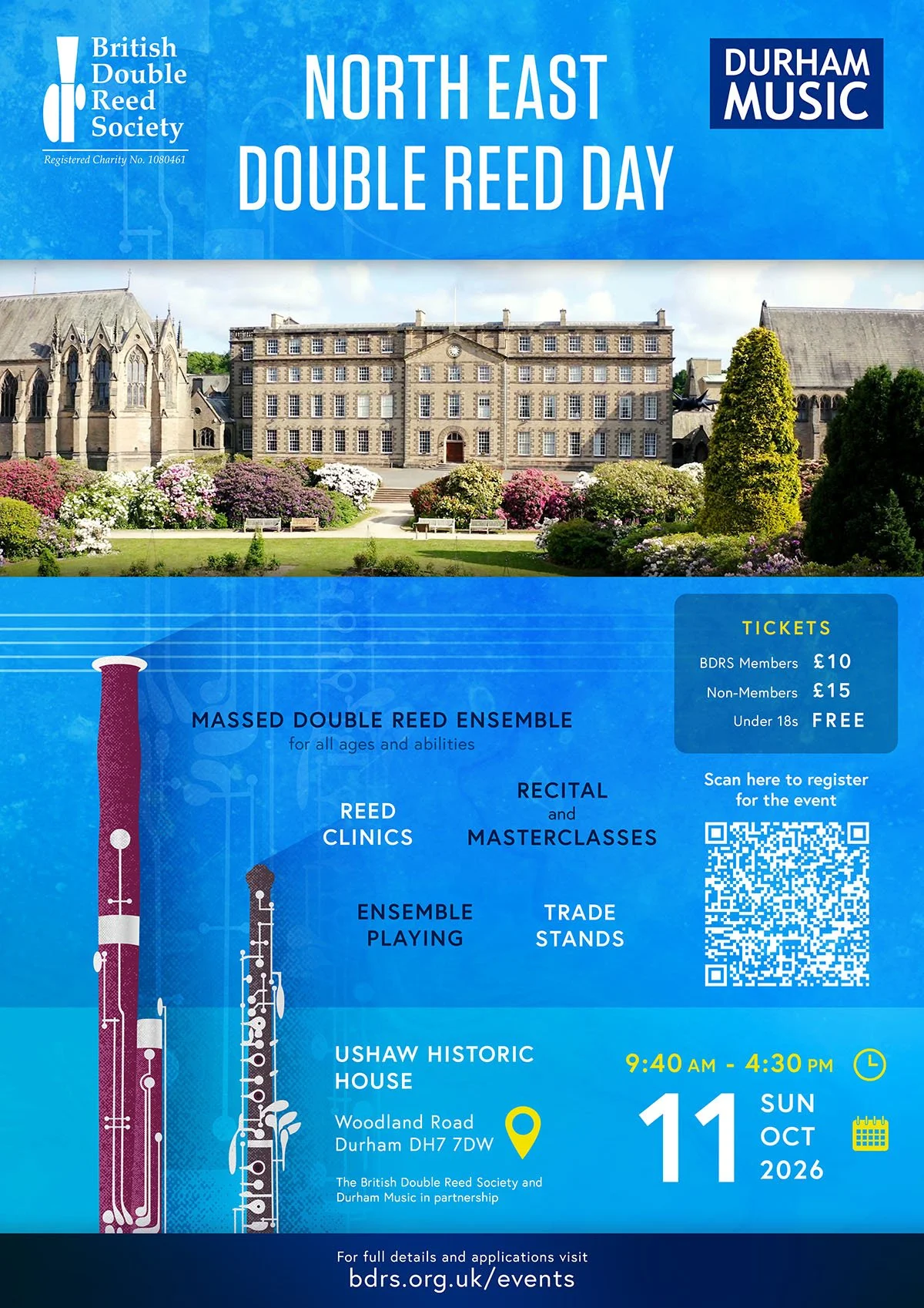 BDRS/Durham&nbsp;North East Double Reed Day