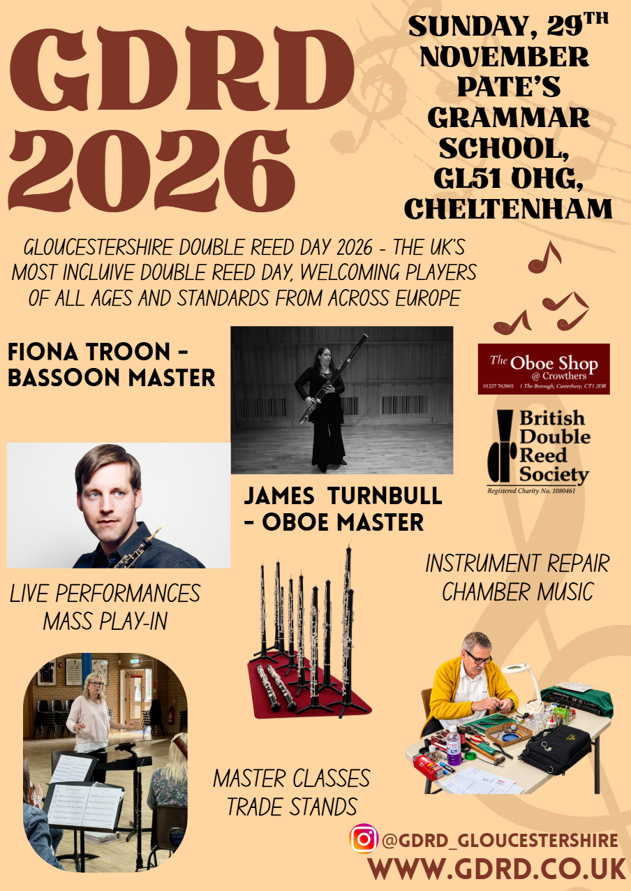 Gloucestershire Double Reed Day 2026