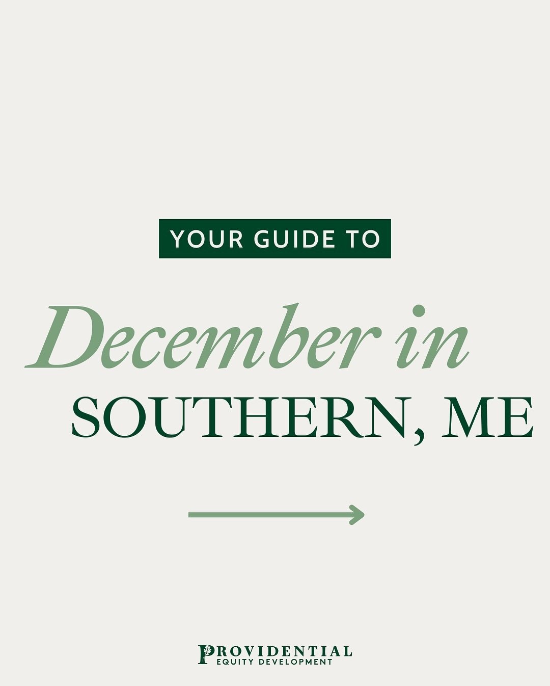 Is there anything more magical than Southern Maine during the holidays? 🎄✨ From cozy small towns to sparkling light displays, it&rsquo;s like stepping into a real-life holiday movie.

Whether it&rsquo;s the tree lighting in Berwick, strolling throug