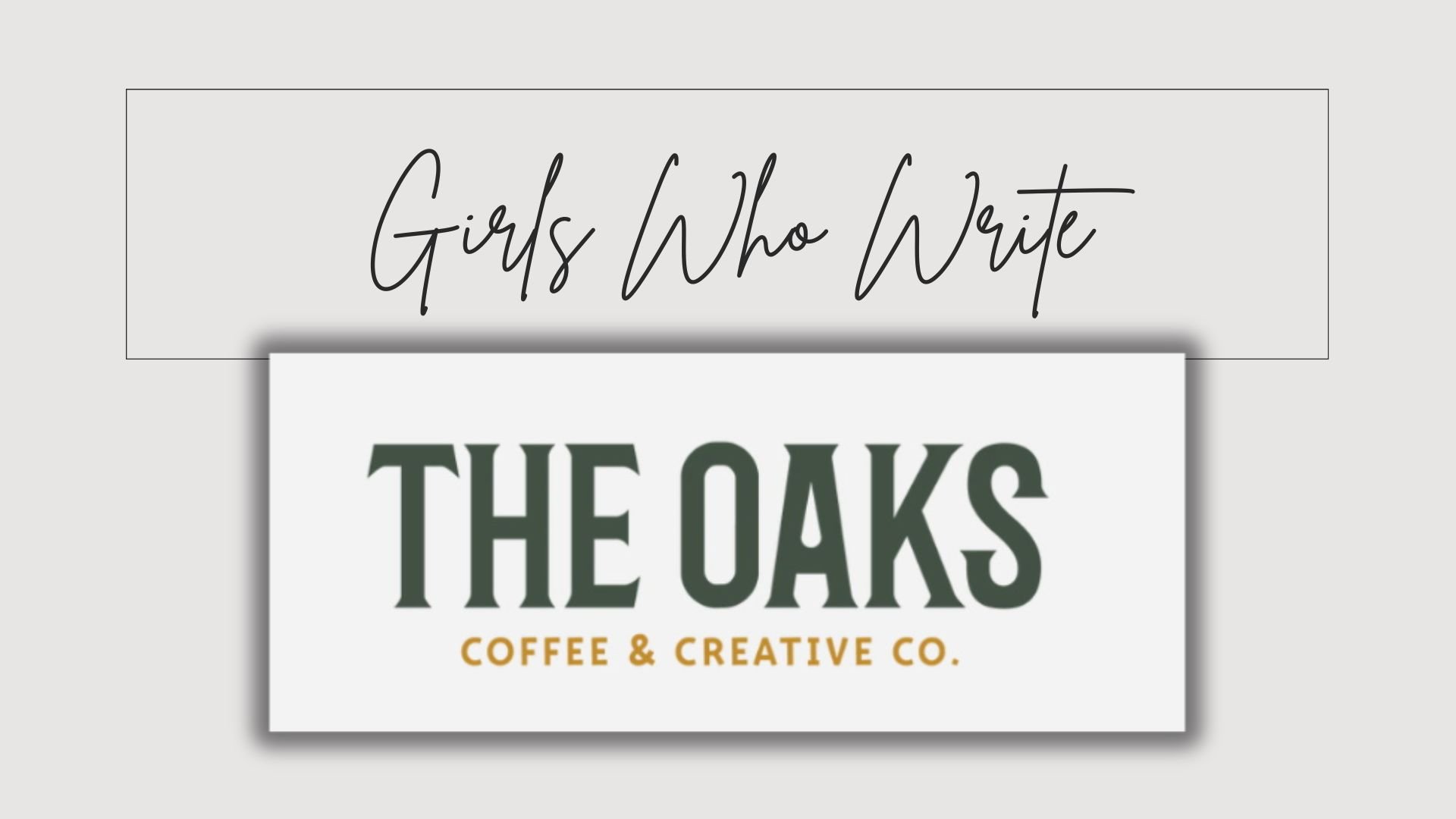Writer Work Day-The Oaks