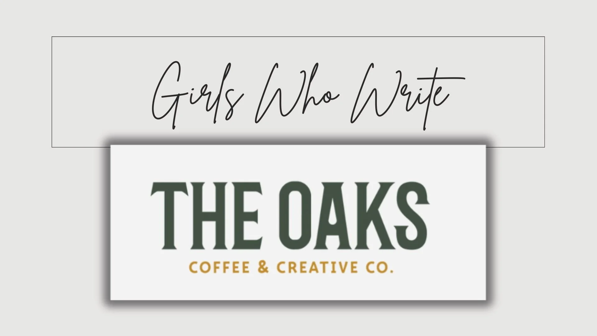 Writer Work Day-The Oaks