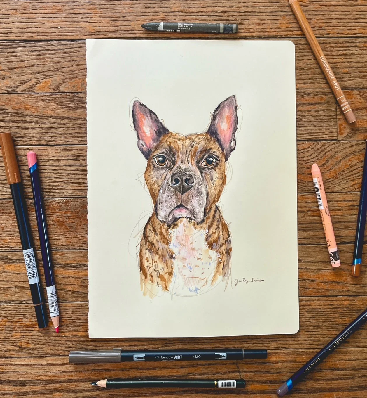 mixed media dog portrait.JPG